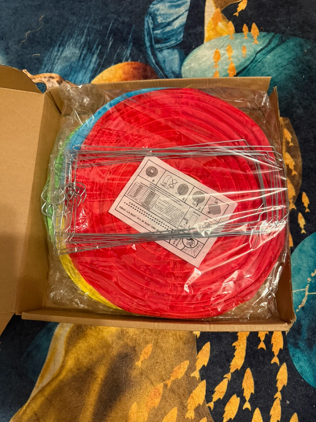Colorful Paper Lanterns Set