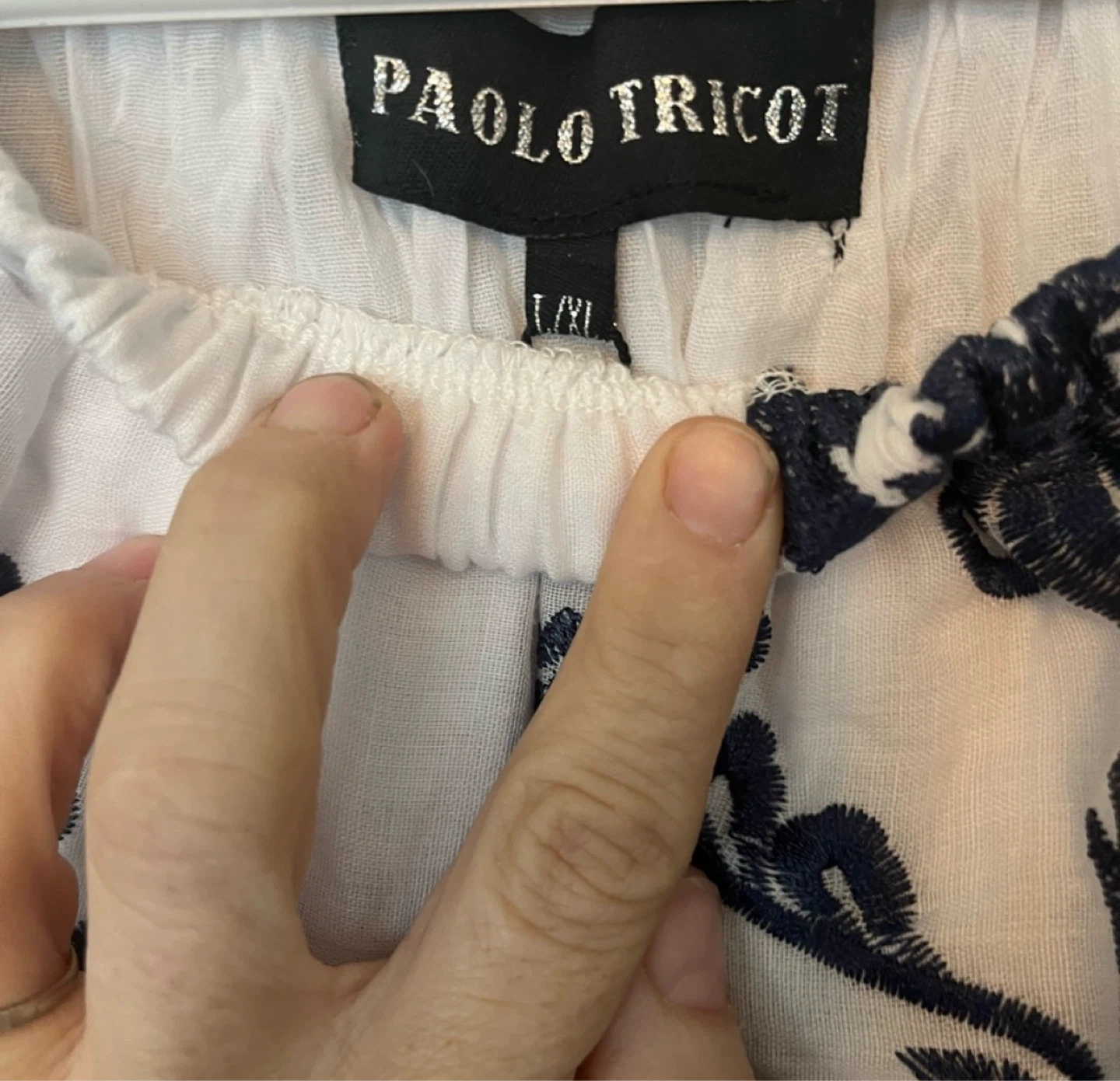 PAOLO TRICOT Off-the-Shoulder Embroidered Dress - photo 3