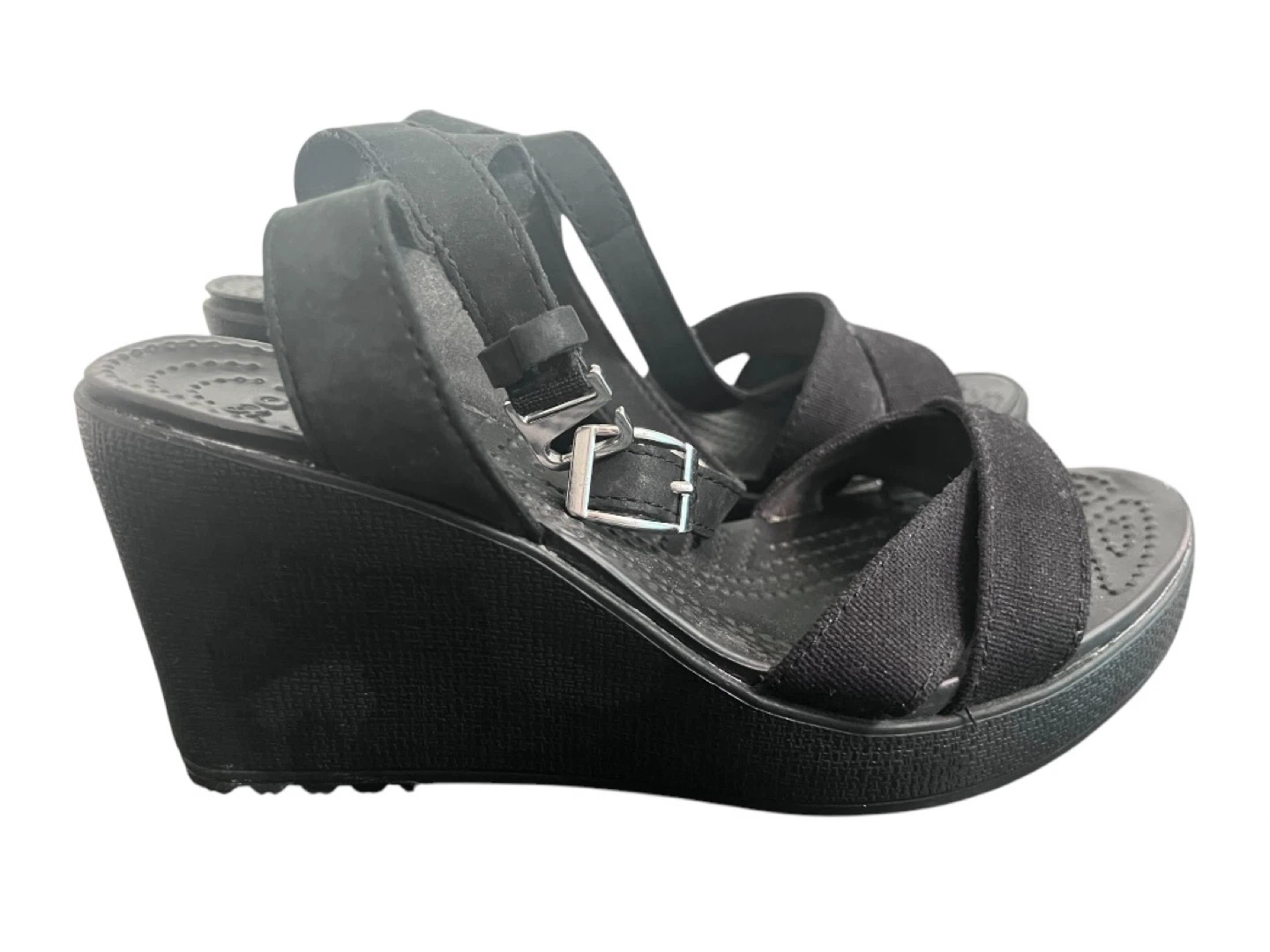 Crocs Leigh Wedge Sandals - Women’s Size 7