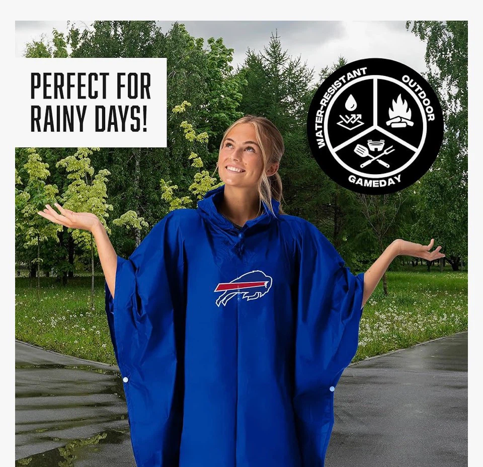 NFL Buffalo Bills Poncho - One Size