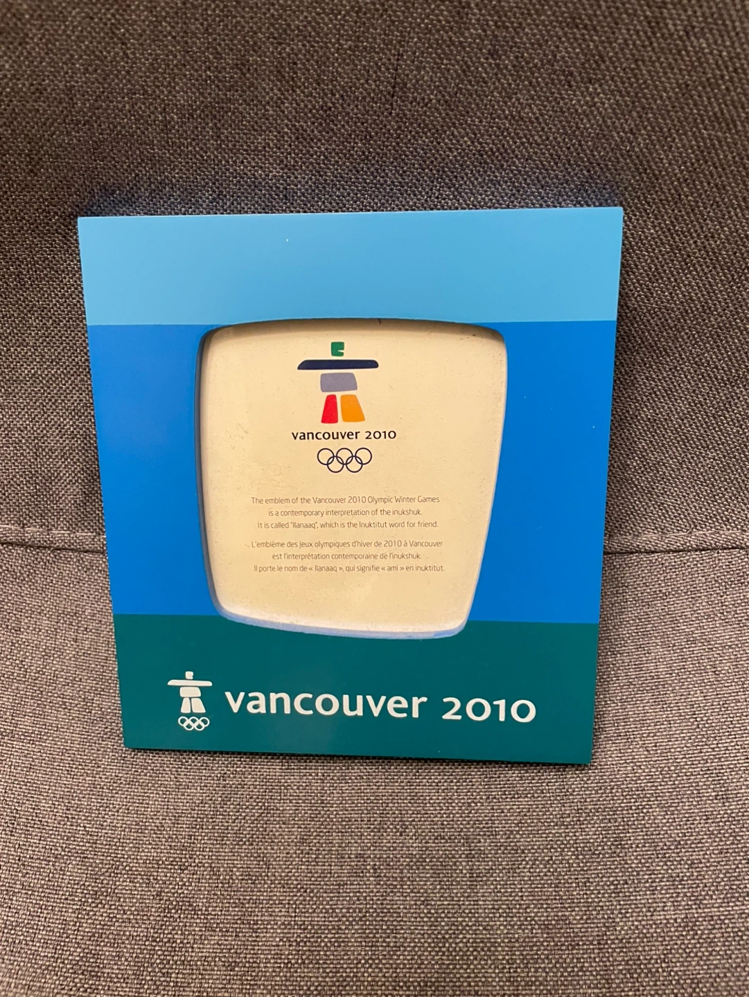 Vancouver 2010 Olympic photo frame ⚽