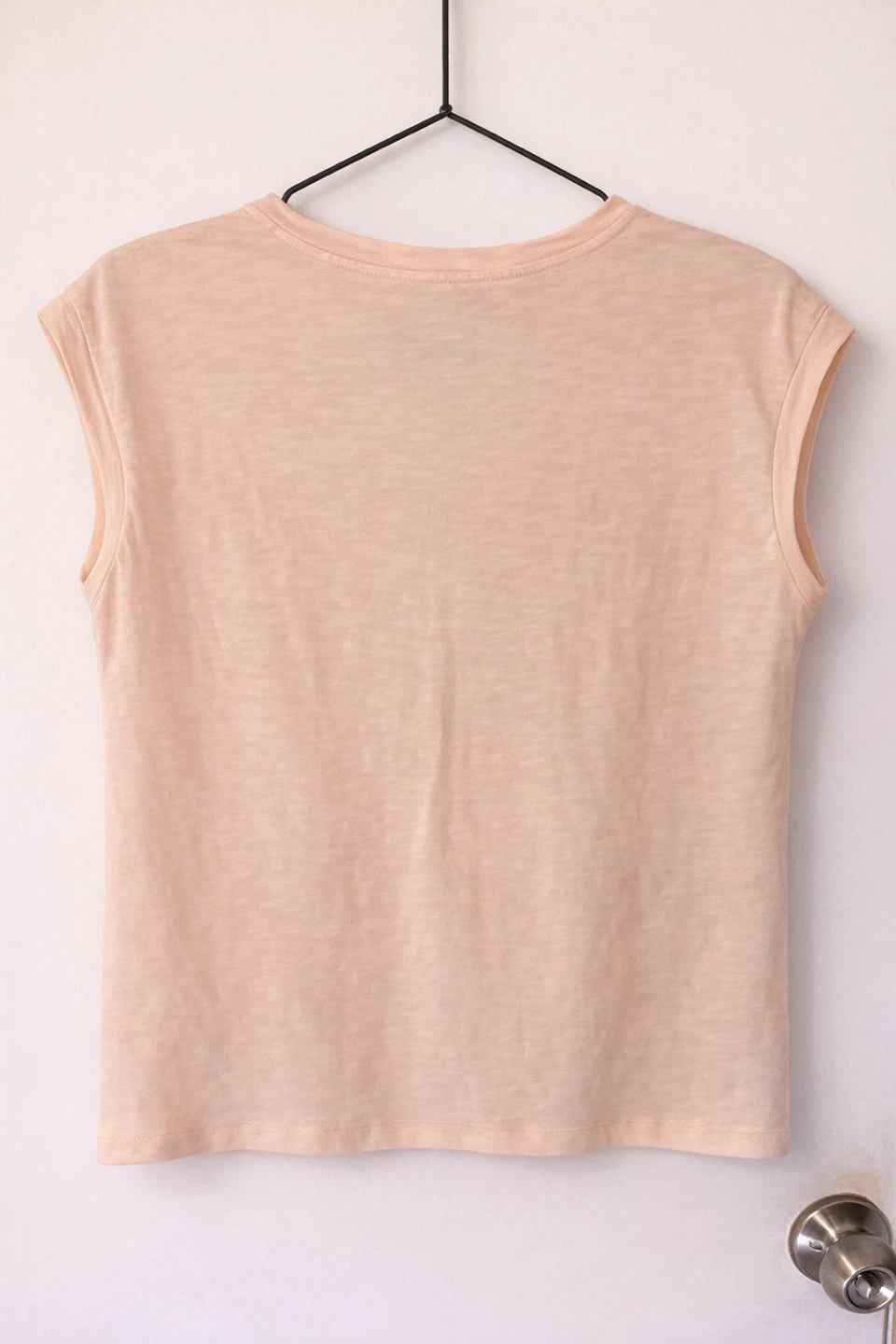 DESIGN & VIBE Peach Crocheted Pocket T-Shirt - photo 2