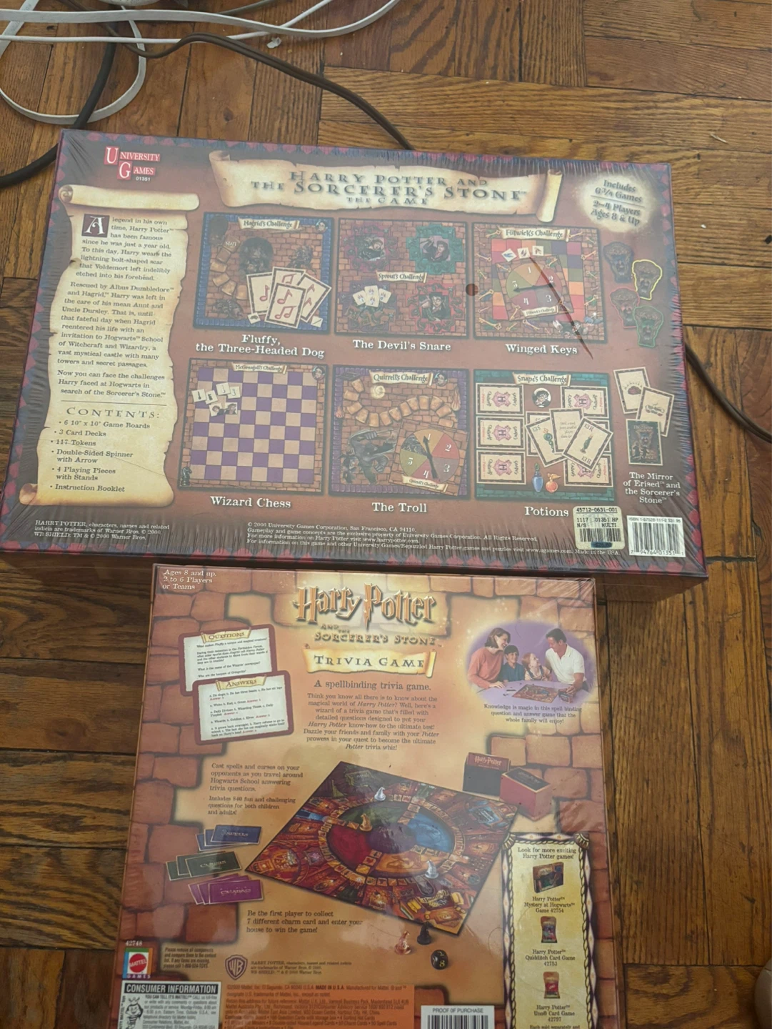 Harry Potter and the Sorcerer's Stone Board Games (2-Pack) - photo 2