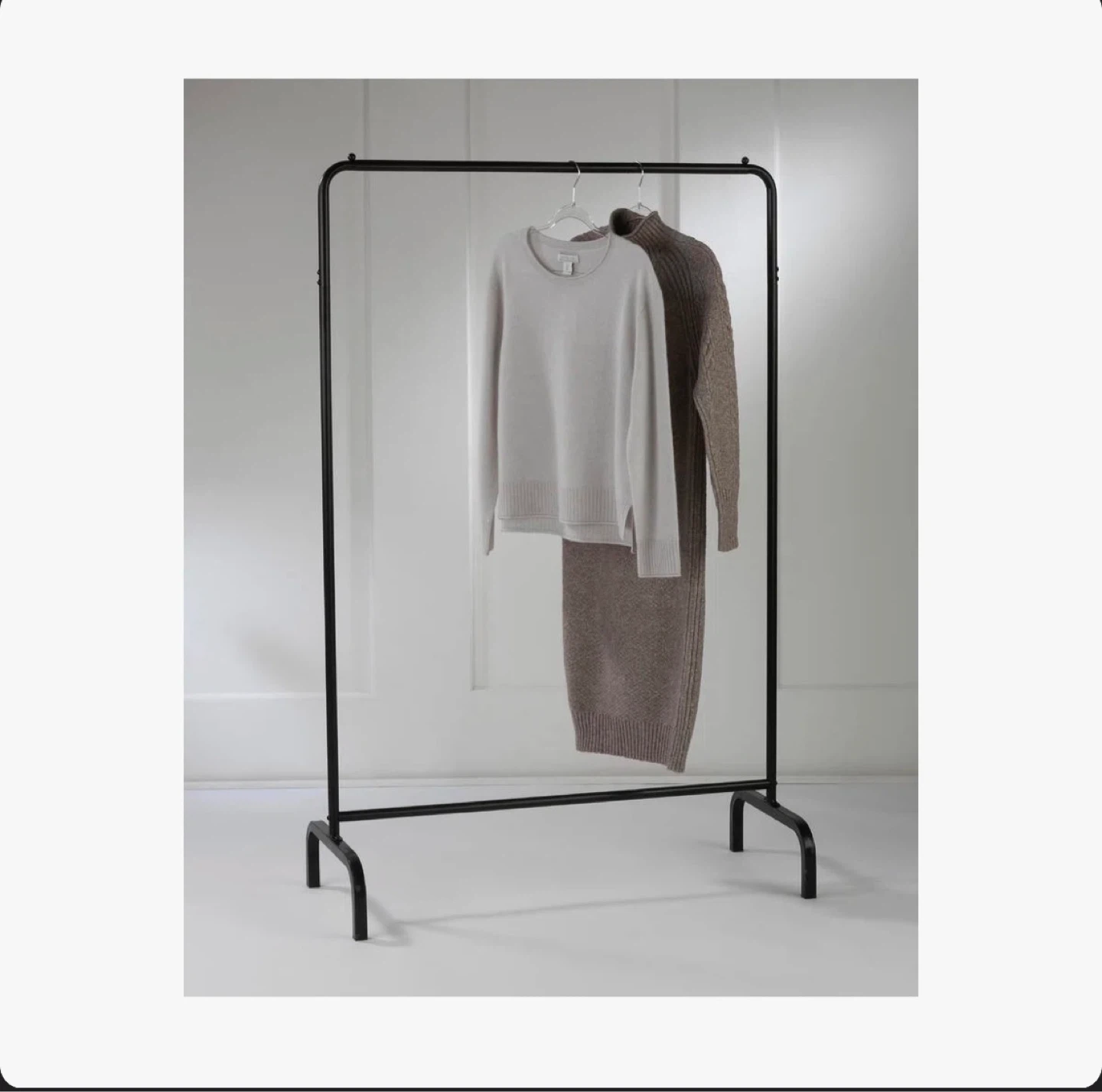 Black Metal Clothing Rack