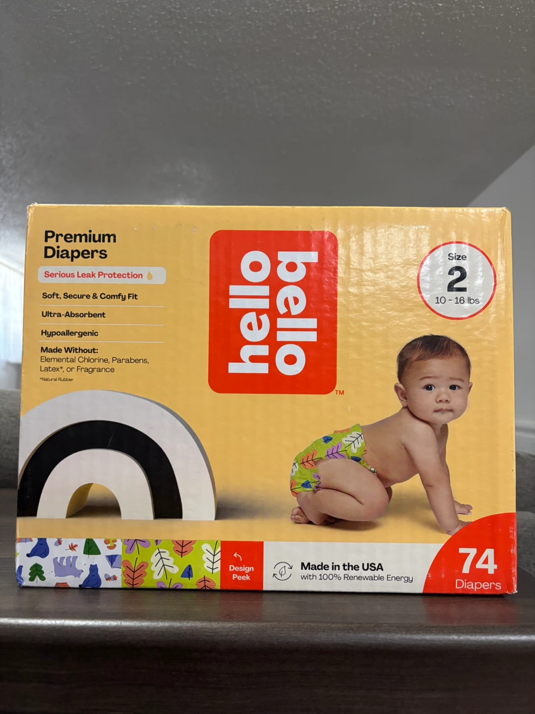 Hello Bello Premium Diapers Size 2 (74 ct)