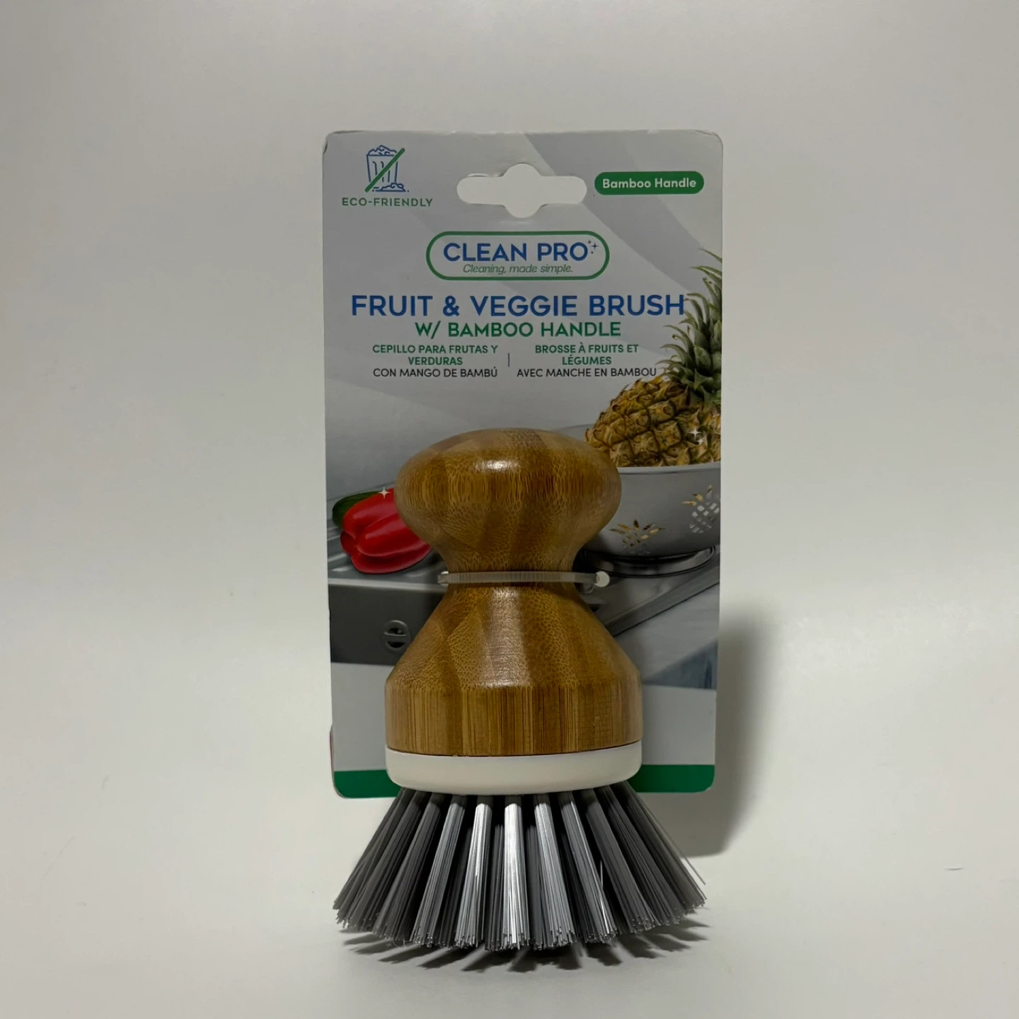 Fruit & Veggie Brush w/ Bamboo Handle ⚽️