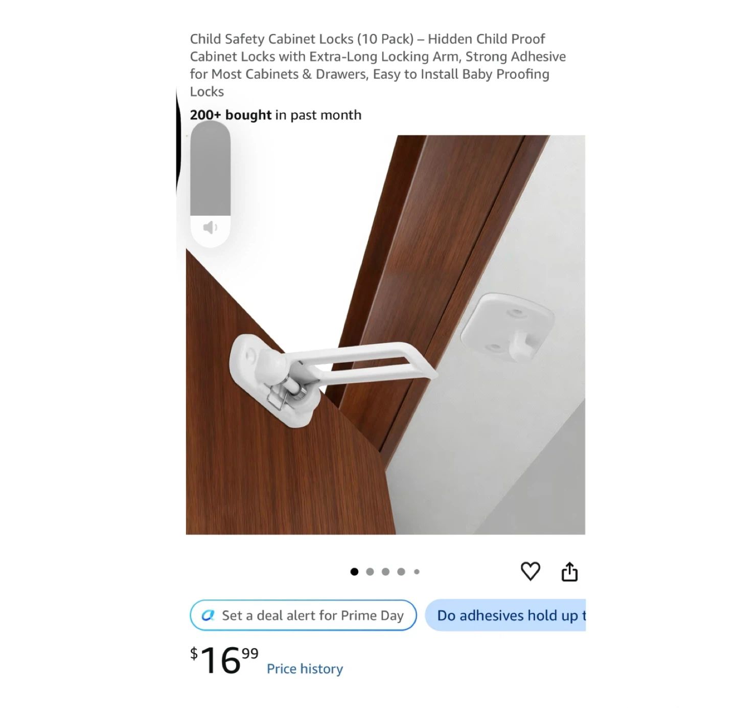 Brand new Child Safety Cabinet Locks (10 Pack)