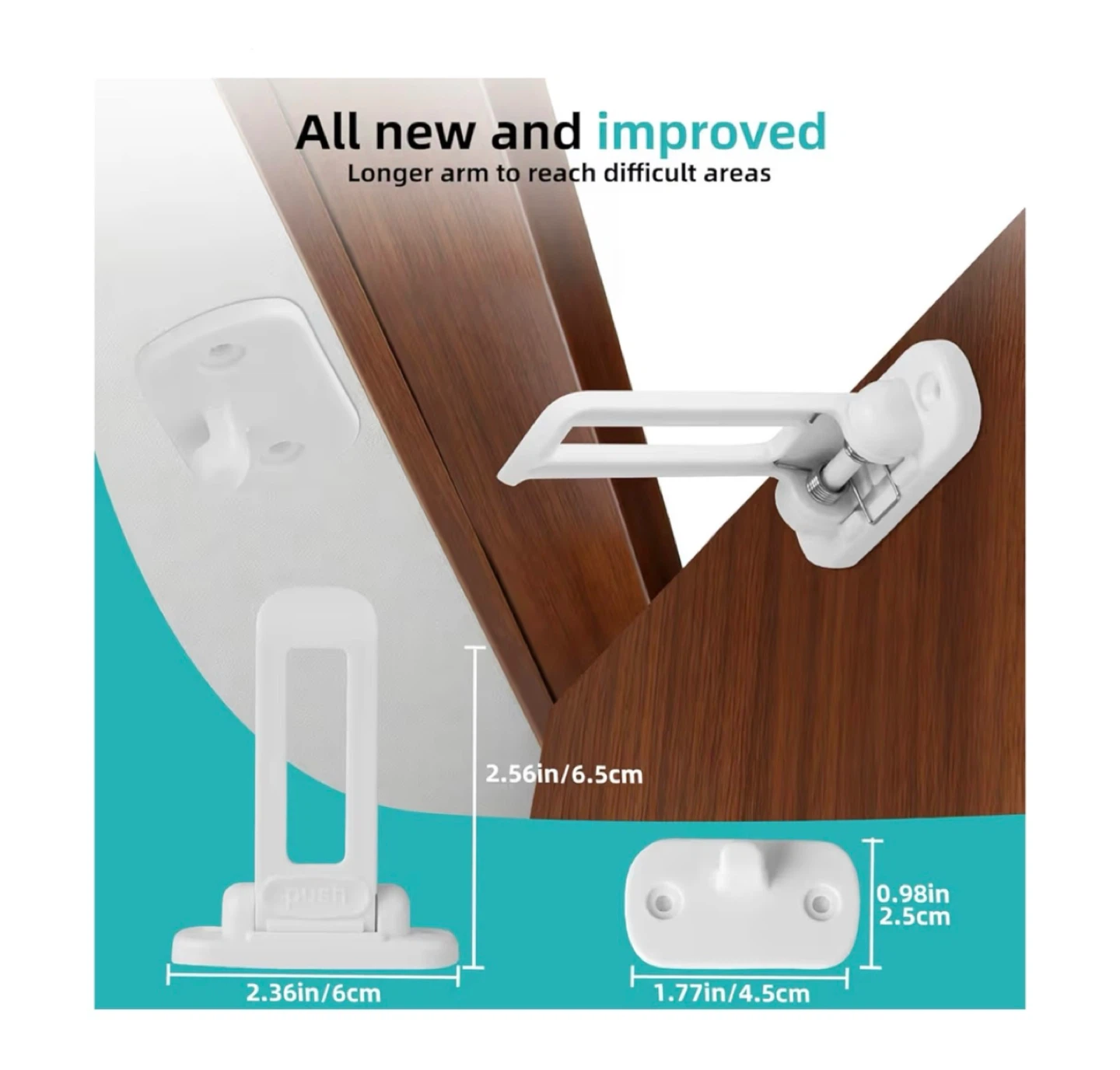 Brand new Child Safety Cabinet Locks (10 Pack) - photo 3
