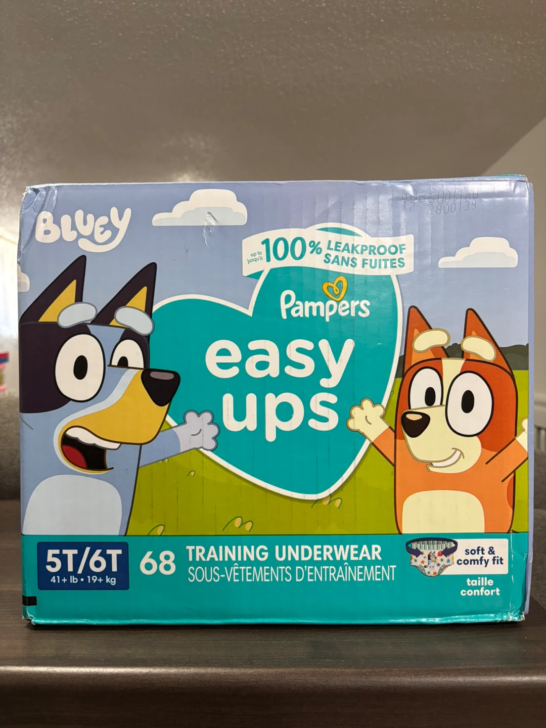 Pampers Bluey Easy Ups Training Underwear Size 5T/6T - 68 Count