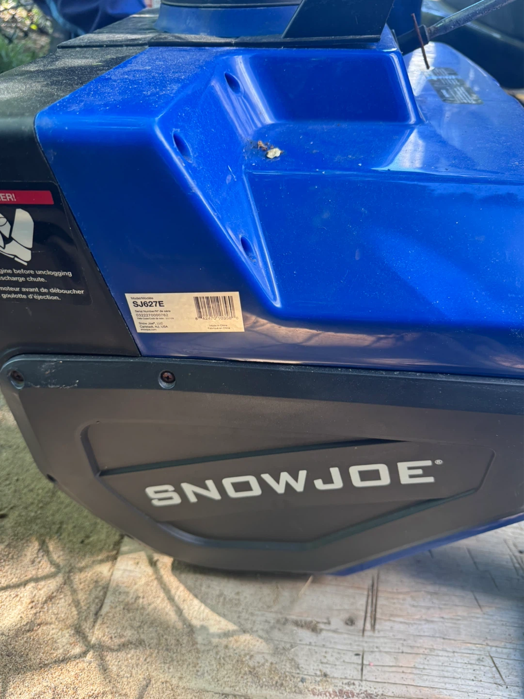 Snow Joe SJ627E Electric Snow Blower - photo 5