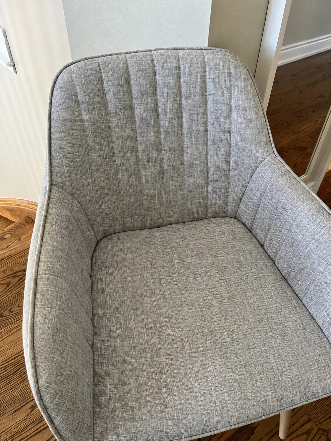 Grey Upholstered Accent Chair - photo 4