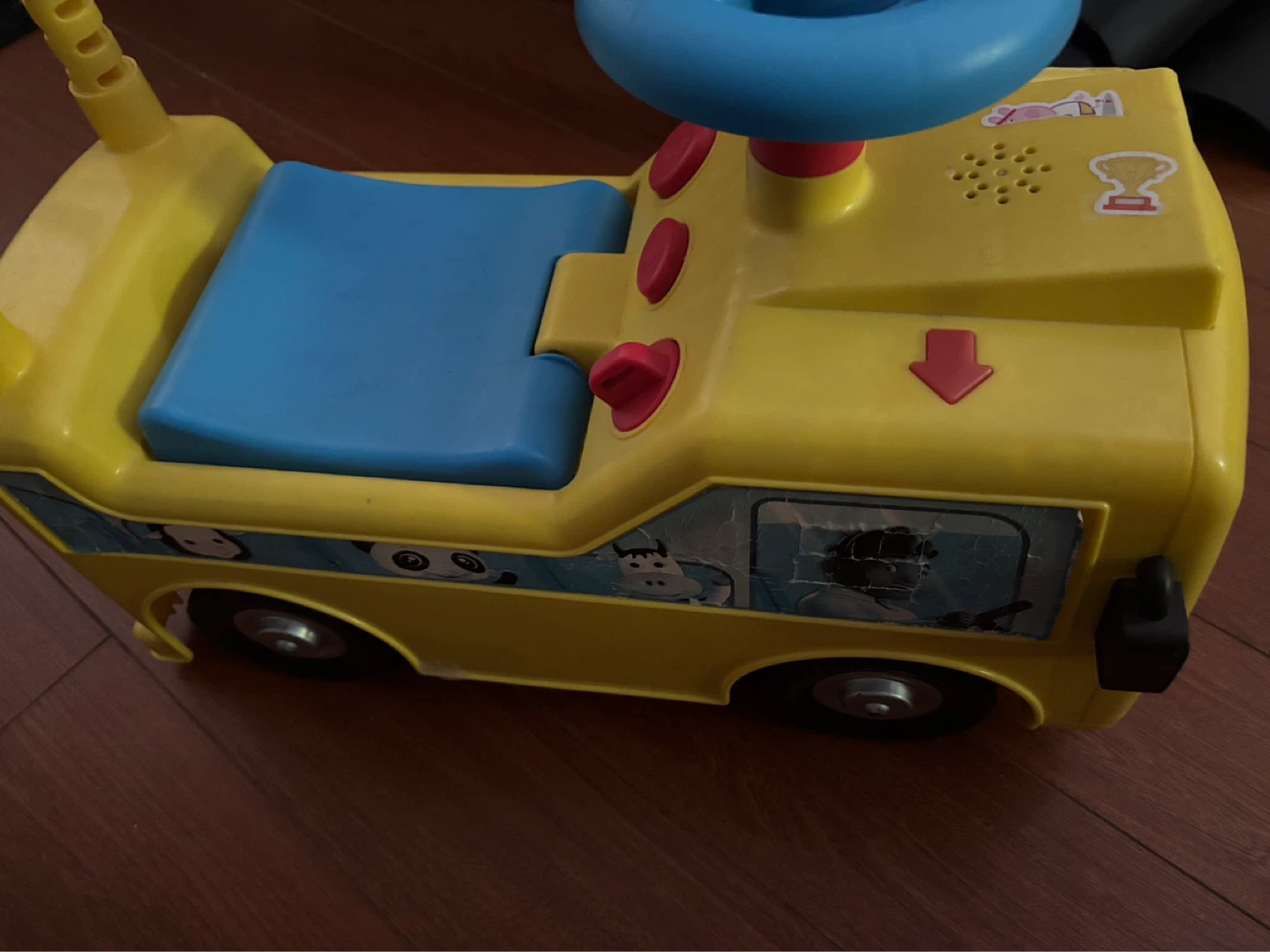 Yellow Ride-On Toy Car