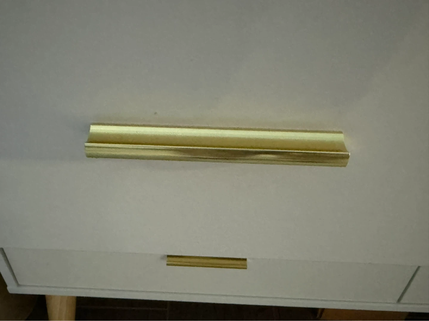 Free White Dresser with Gold Handles - photo 3