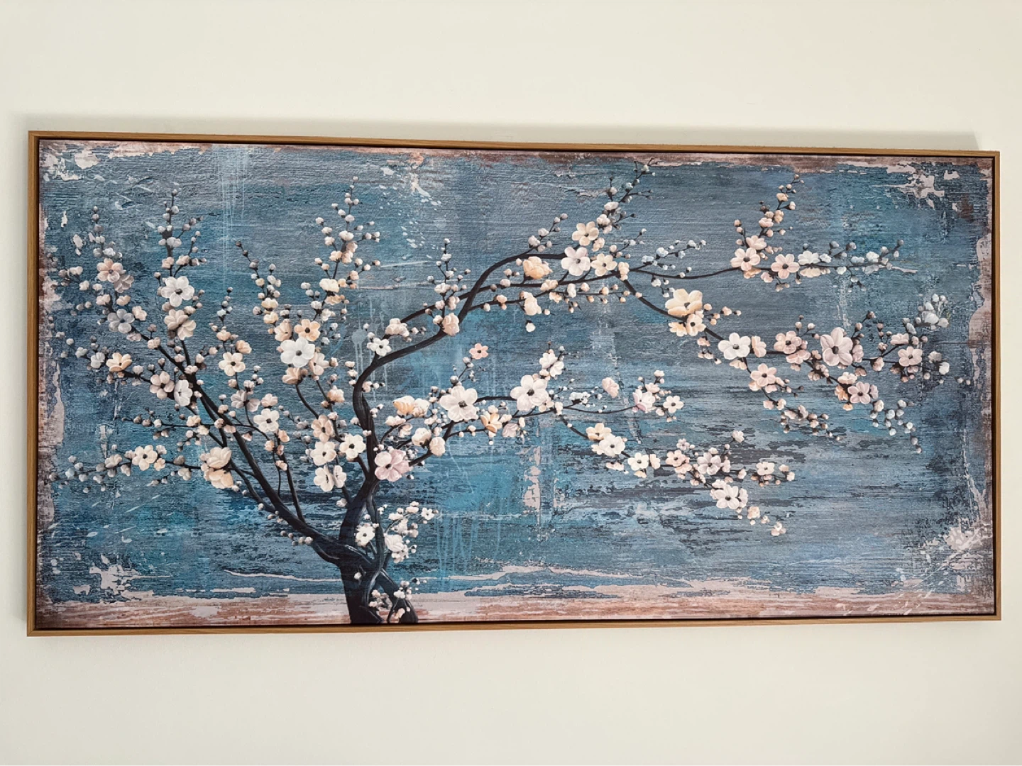 Framed Canvas Art - Cherry Blossom Tree