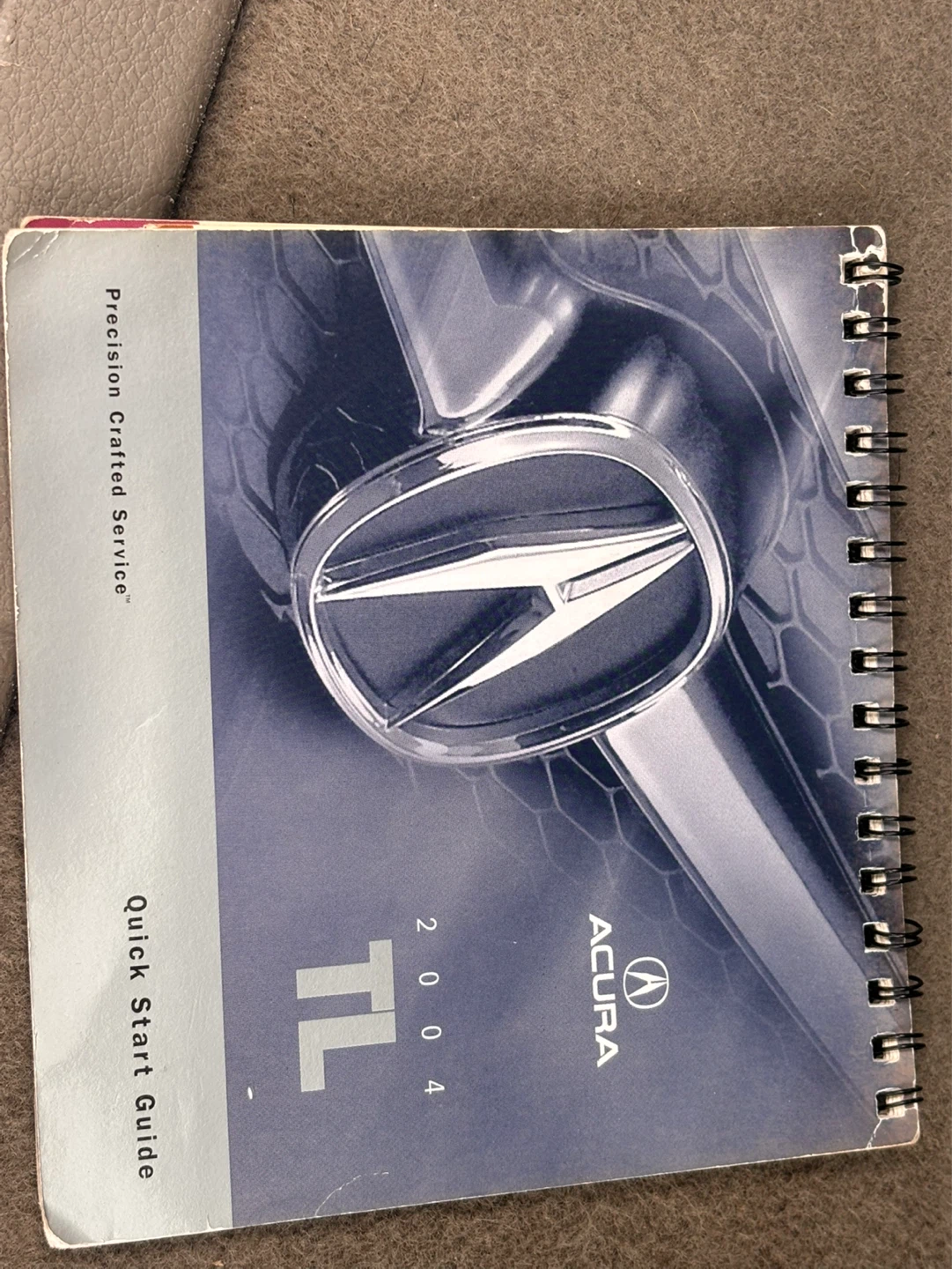2004 Acura TL Quick Start Guide