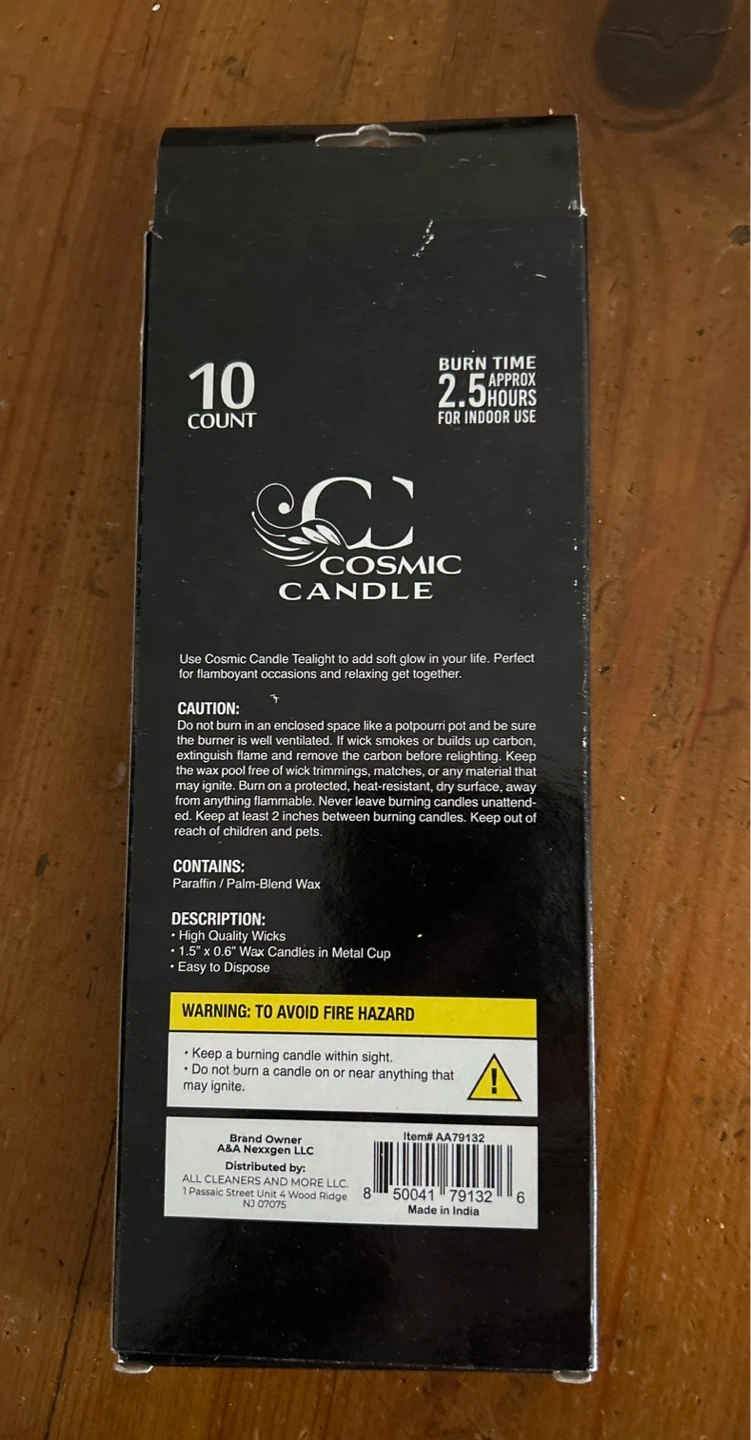 New Box of 10 Tealight Candles - Honey Dew Smell ⚽️ - photo 2
