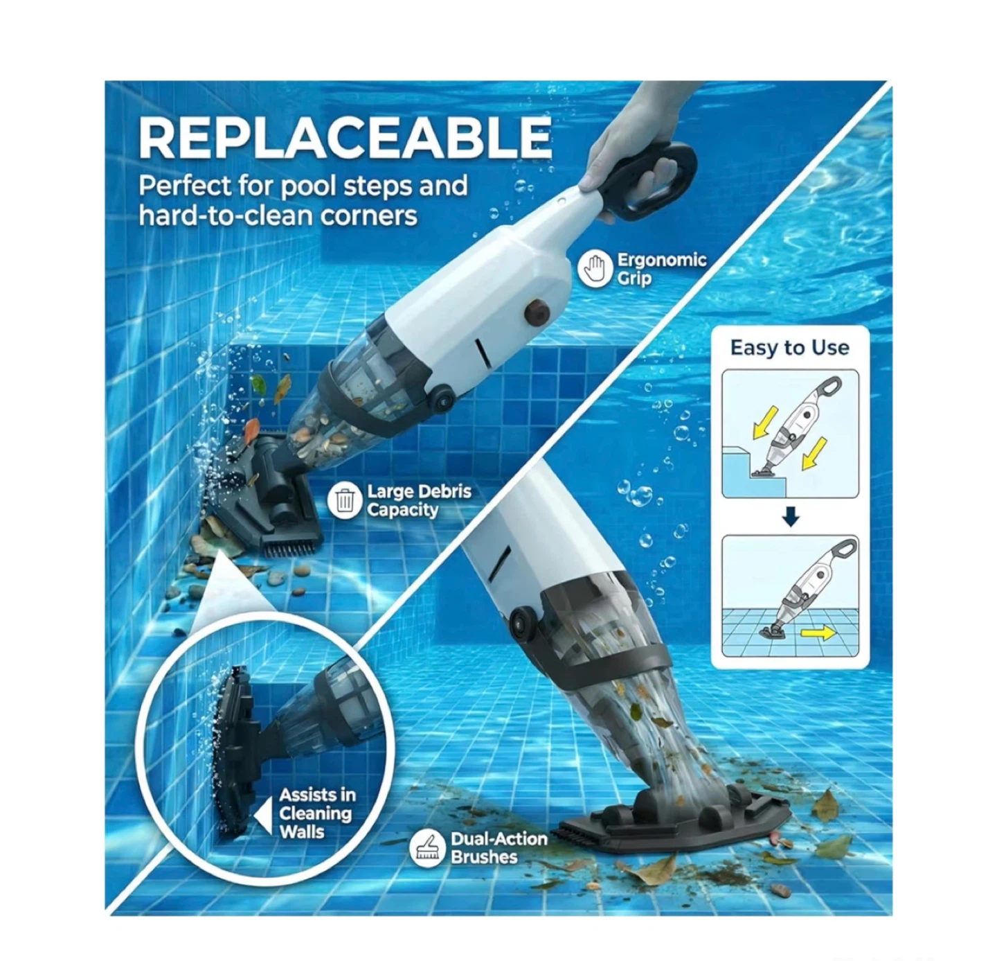 Brand new Cordless Pool Vacuum for Above Ground Pools - photo 5