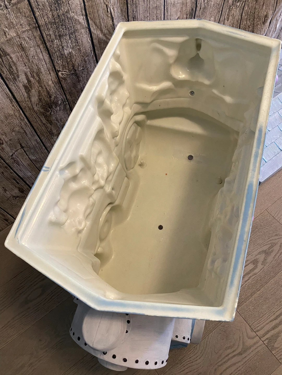 Vintage Train Toy Box / Storage - photo 5