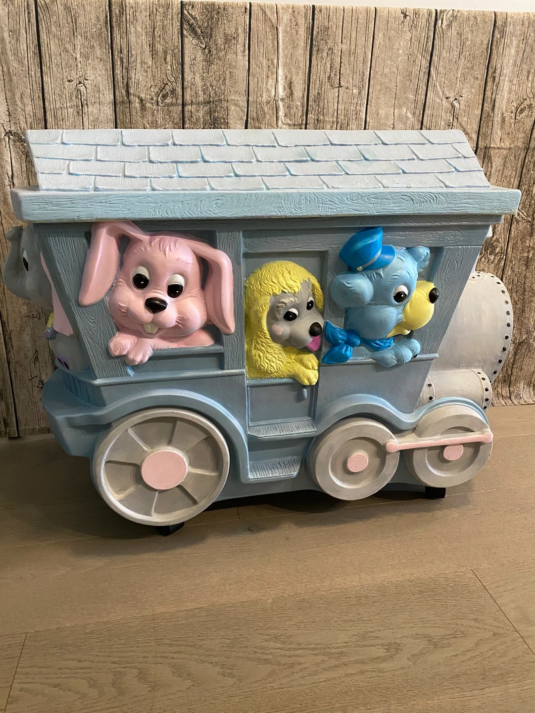 Vintage Train Toy Box / Storage