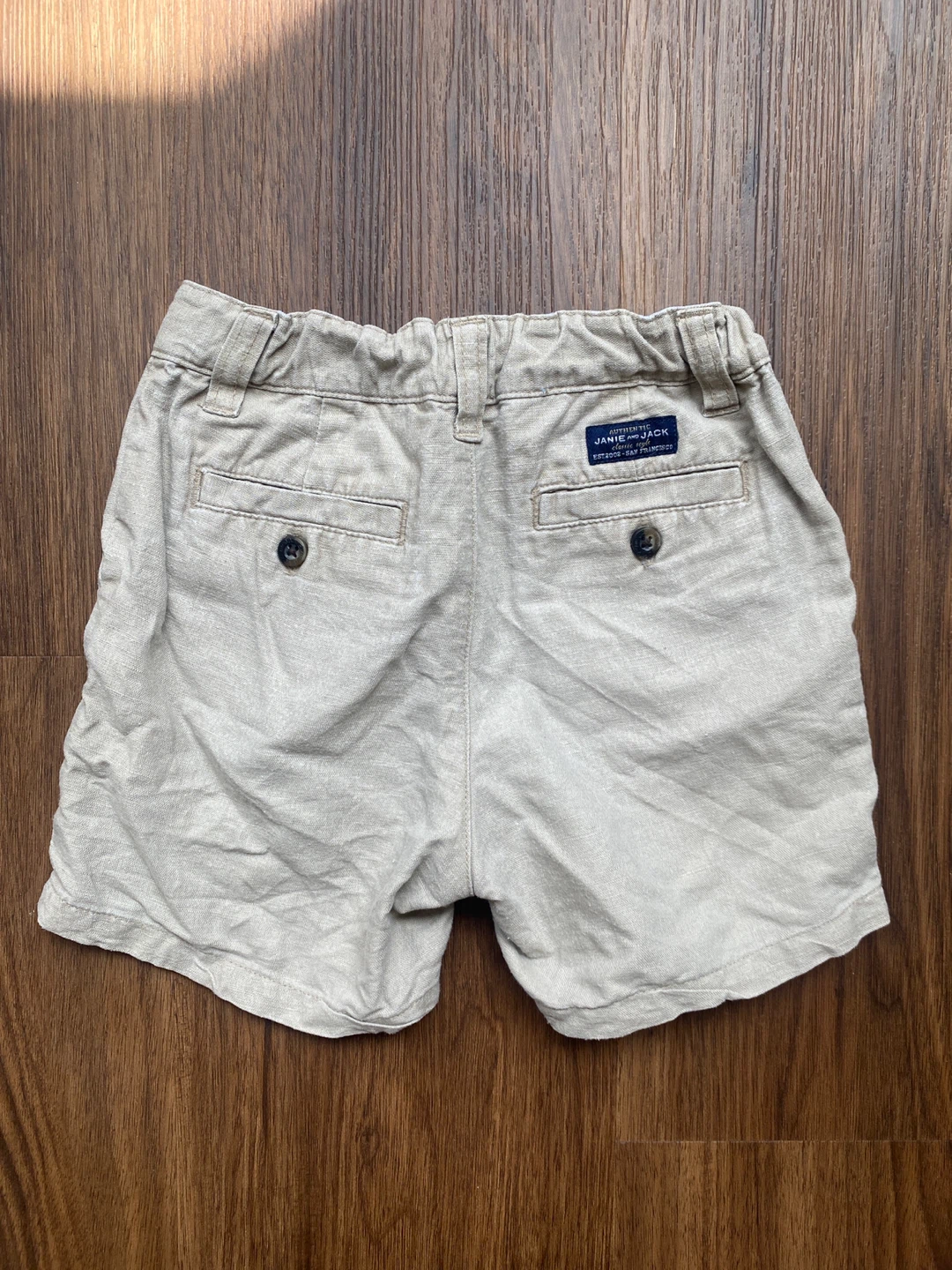 Janie and Jack Boys Size 3 Khaki Shorts ⚽️ - photo 2