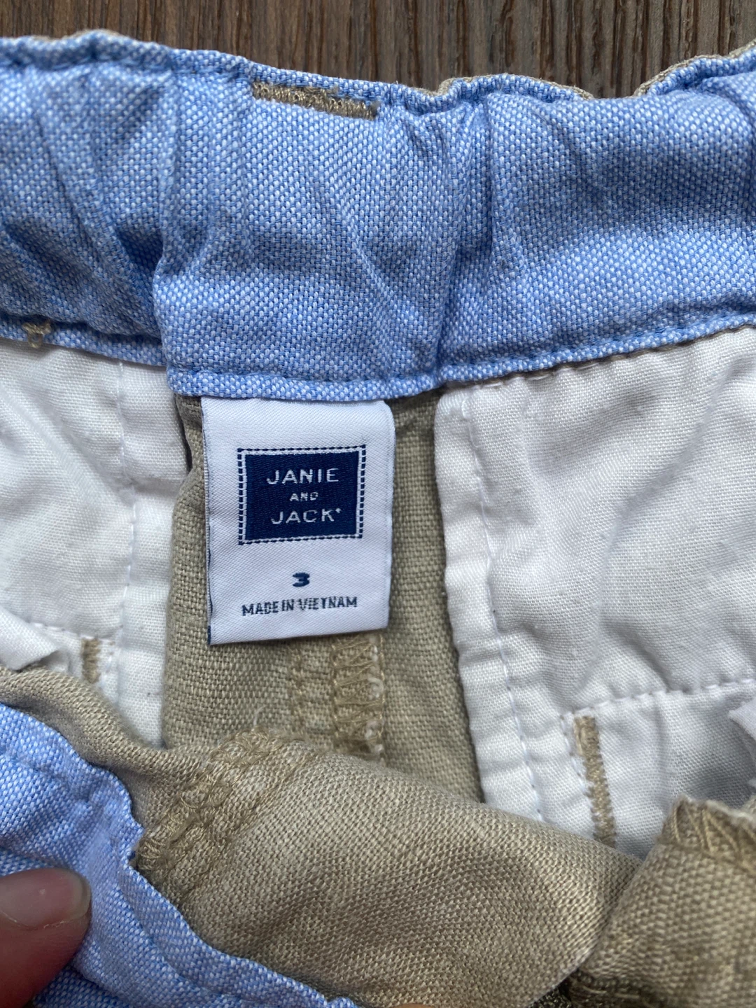 Janie and Jack Boys Size 3 Khaki Shorts ⚽️ - photo 4