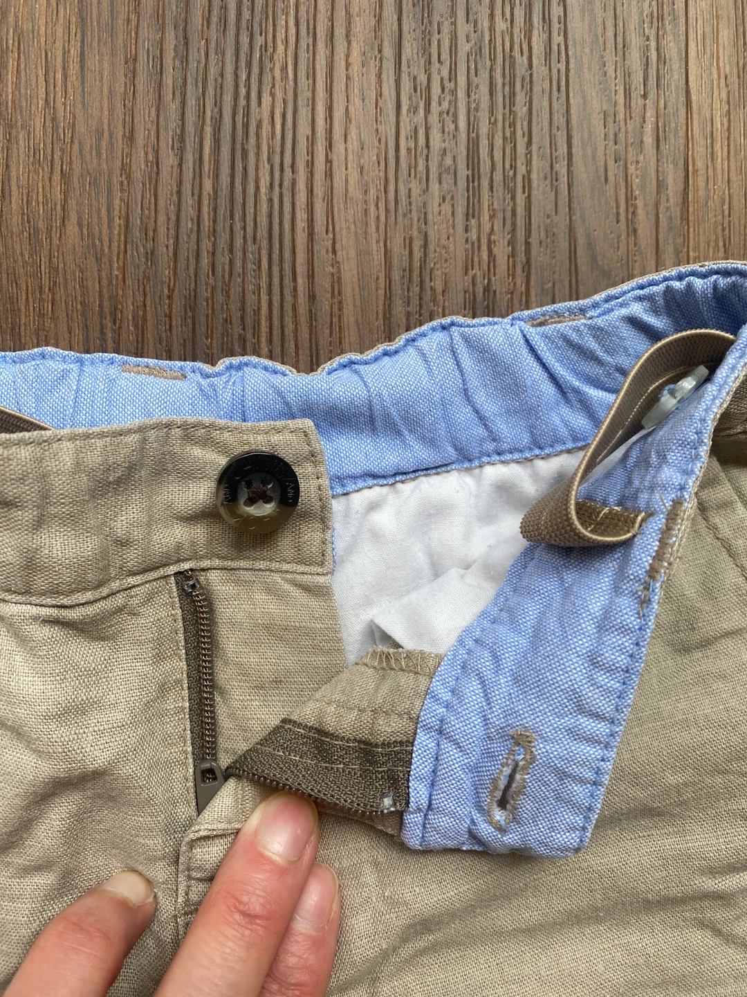 Janie and Jack Boys Size 3 Khaki Shorts ⚽️ - photo 3