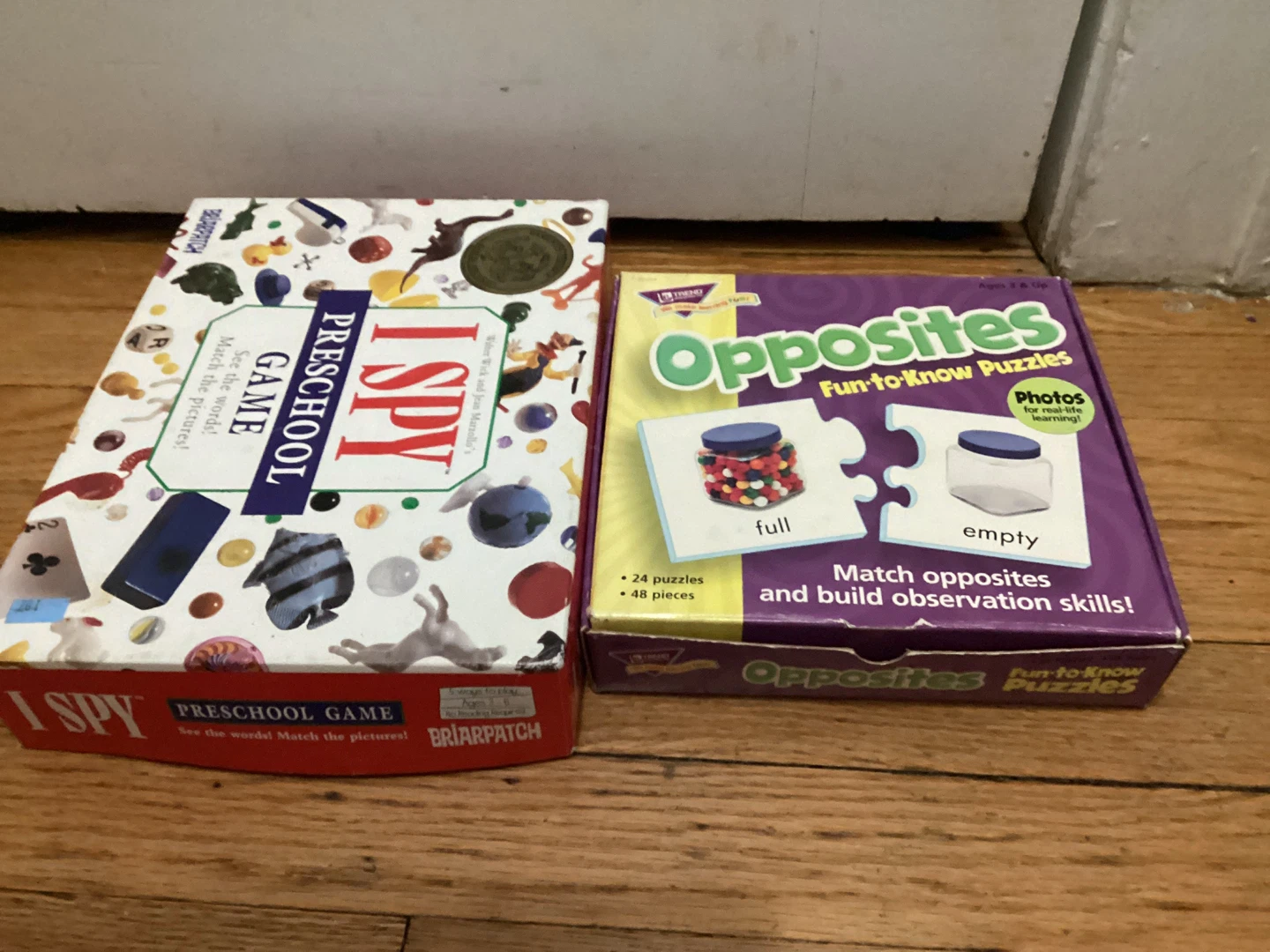 ⚽️I Spy Preschool Game & Opposites Puzzles