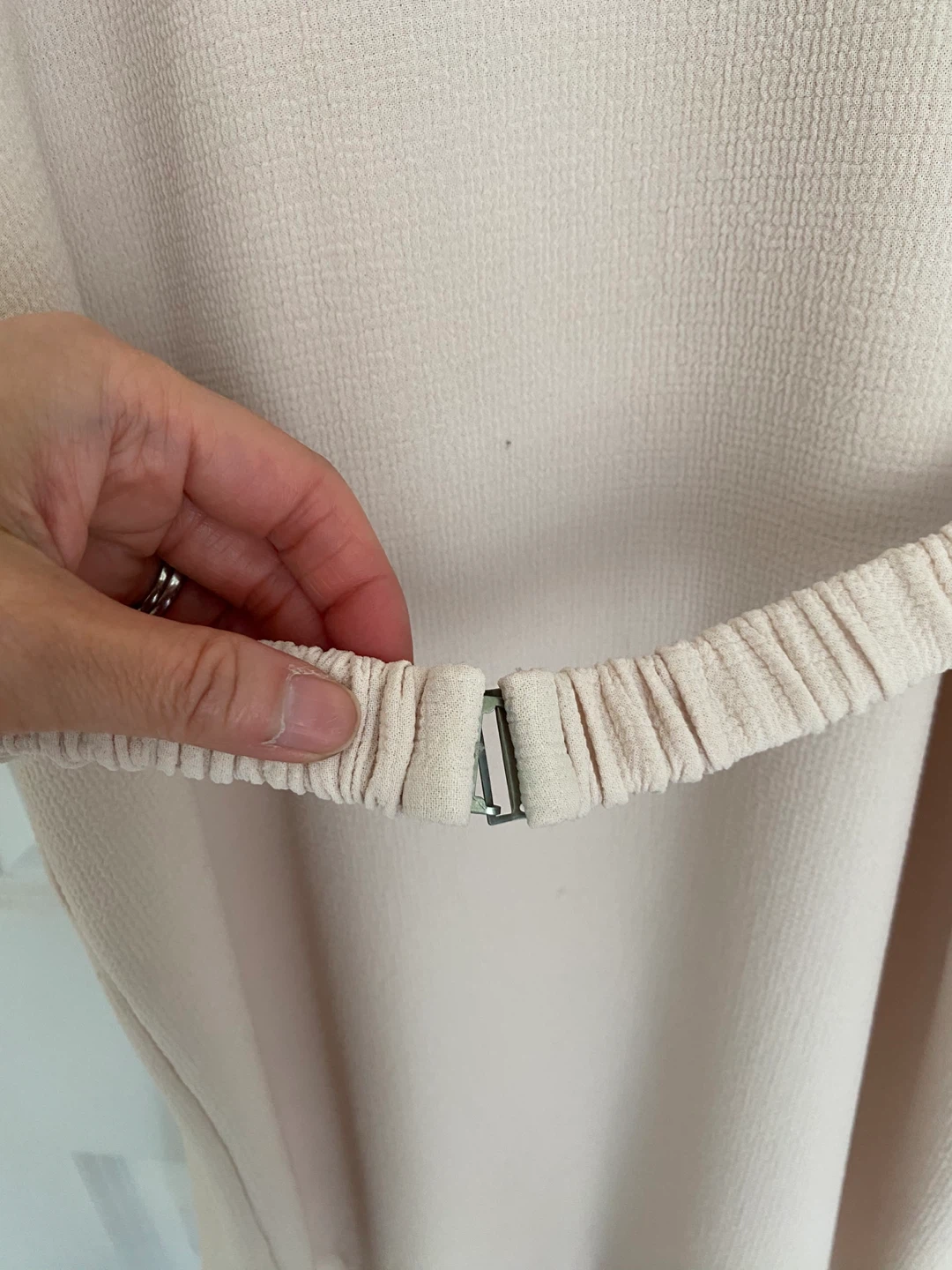 Zara Basic cream dress, M ⚽️ - photo 3