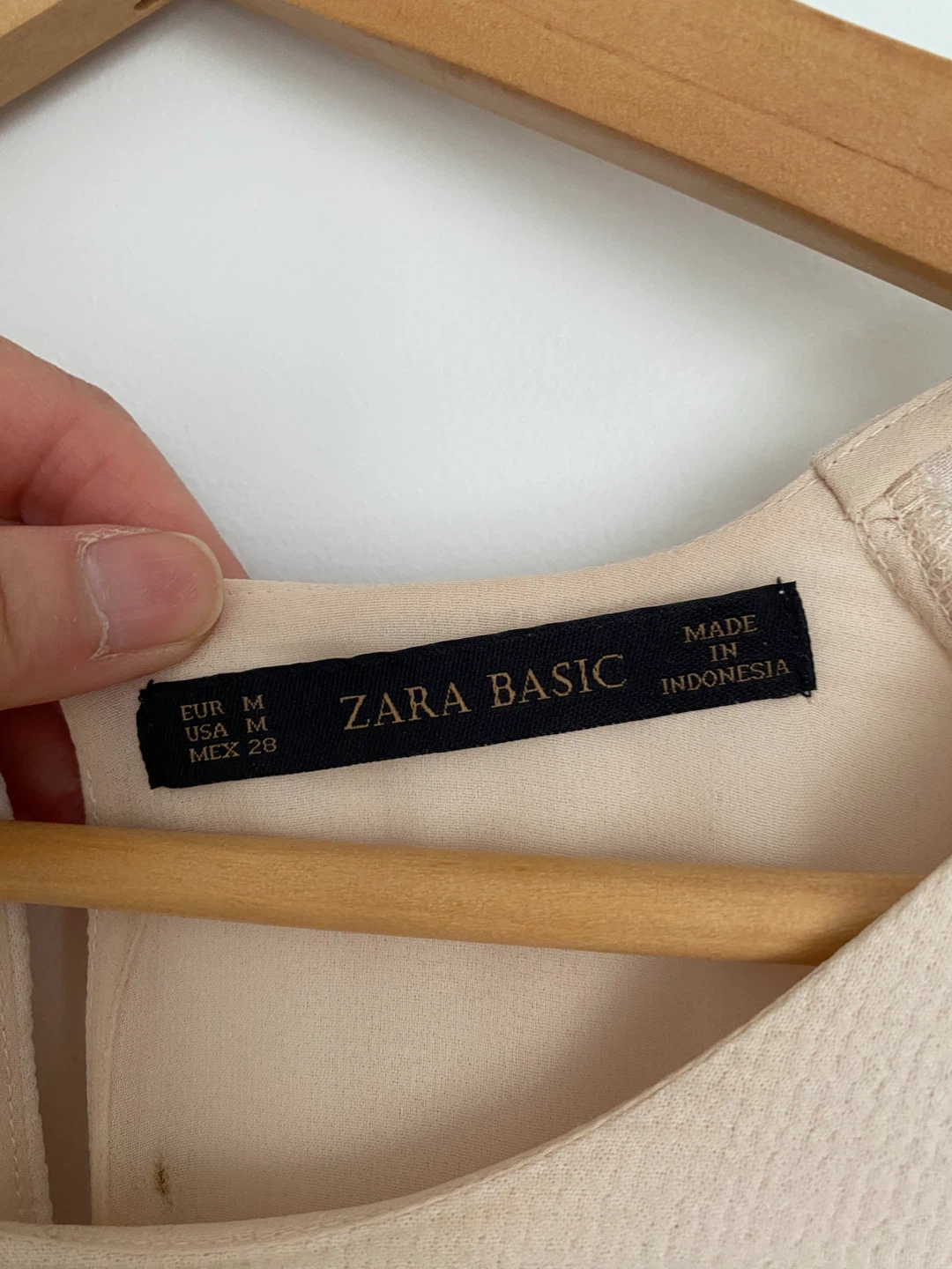 Zara Basic cream dress, M ⚽️ - photo 2