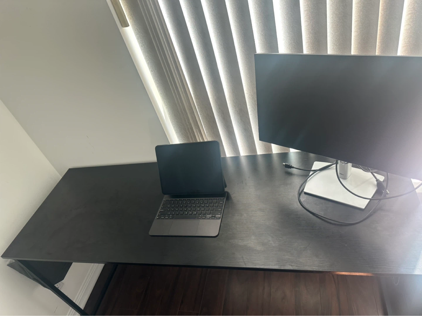 Flrrtenv 63 inch computer desk - Black colour - photo 2
