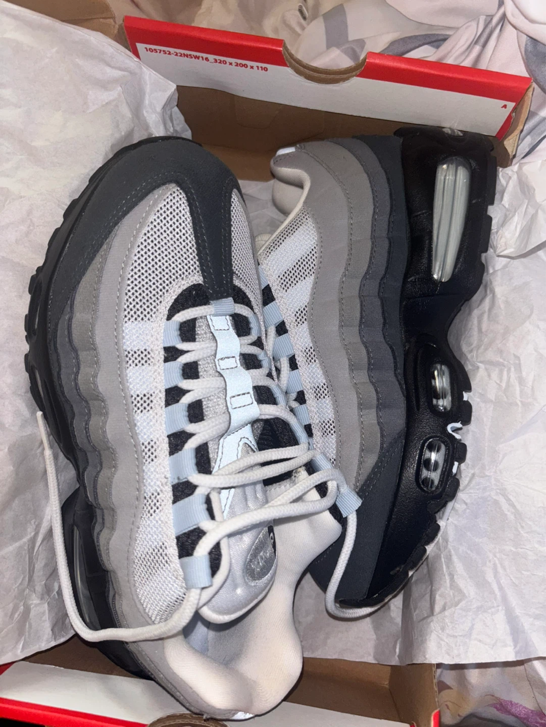 Nike Air Max 95 OG "Blue" "Grey" Sneakers - photo 2