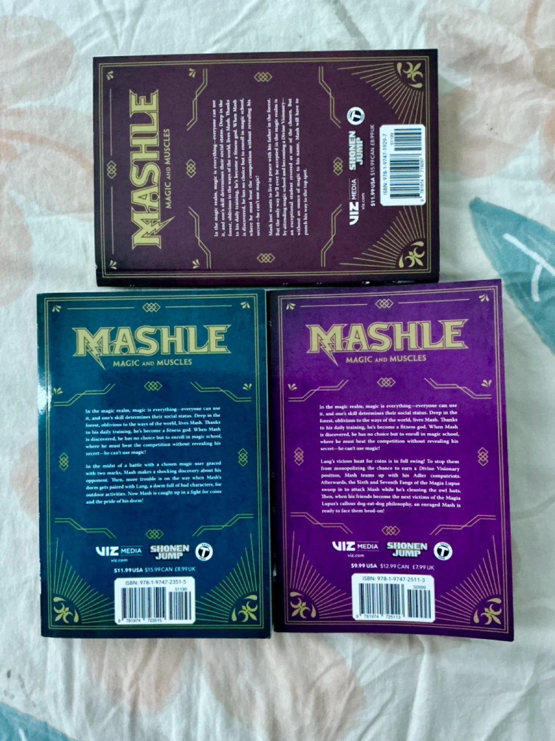 Mashle: Magic and Muscles volumes 1-3   ⚽ - photo 2