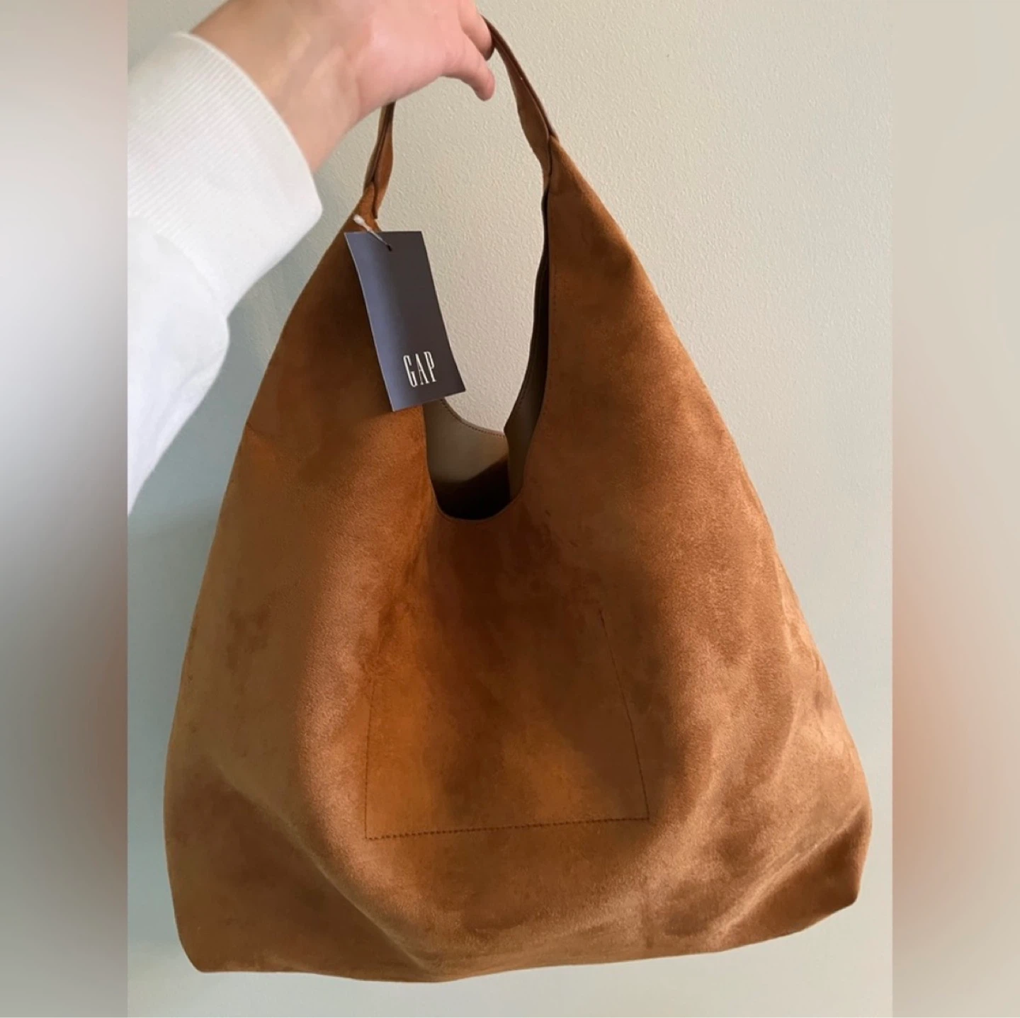GAP Slouchy Vegan Suede Hobo Bag ⚽ - photo 2