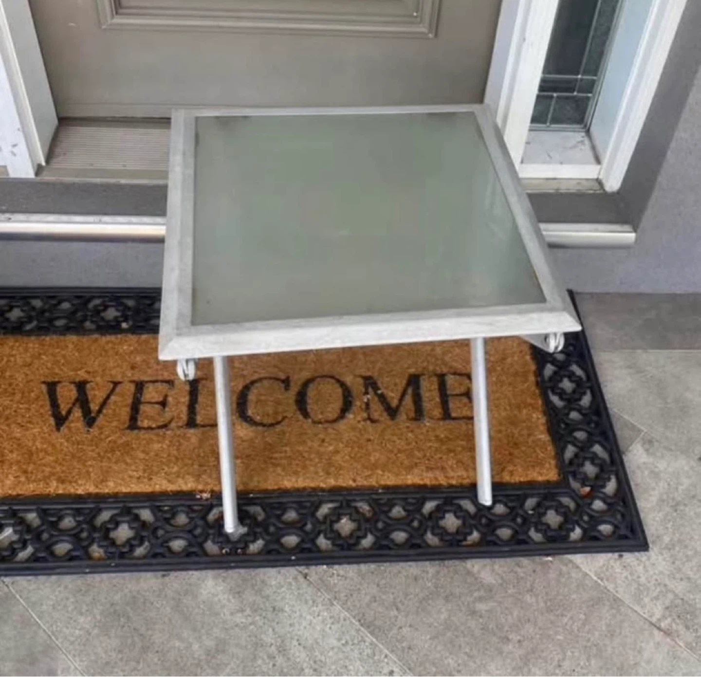 Outdoor Glass Top table - photo 3