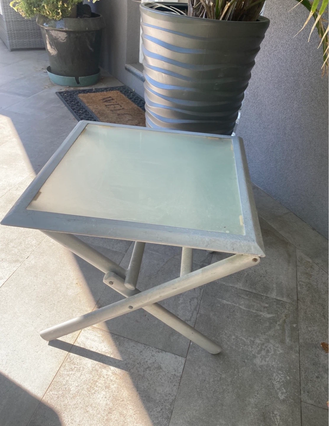Outdoor Glass Top table - photo 2