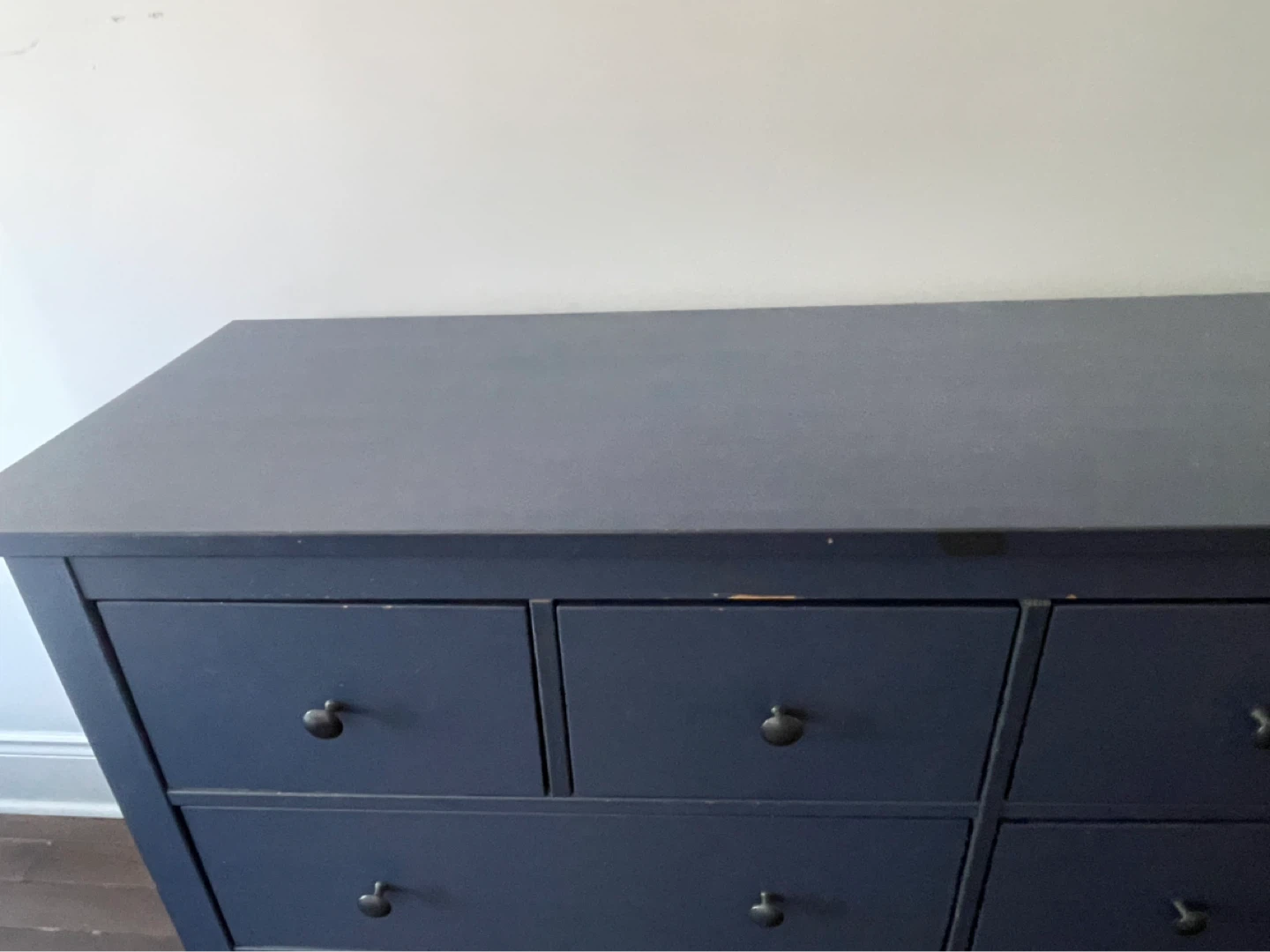 Ikea Hemnes 8 drawer dresser, dark blue - photo 3