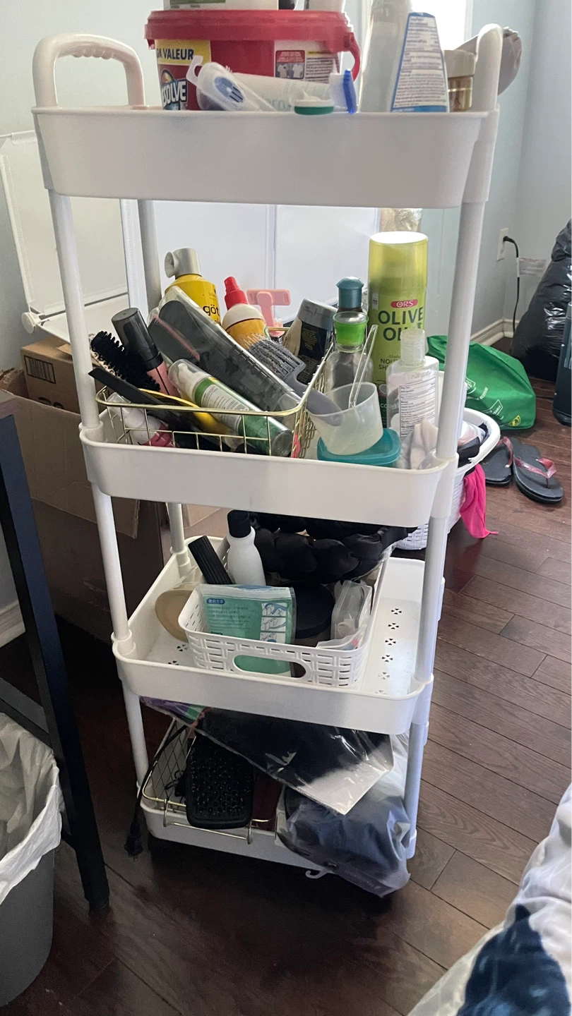 3-Tier Rolling Storage Cart