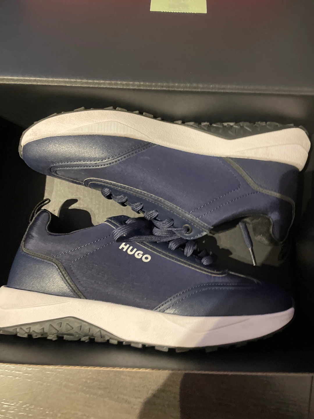 HUGO Navy Sneakers