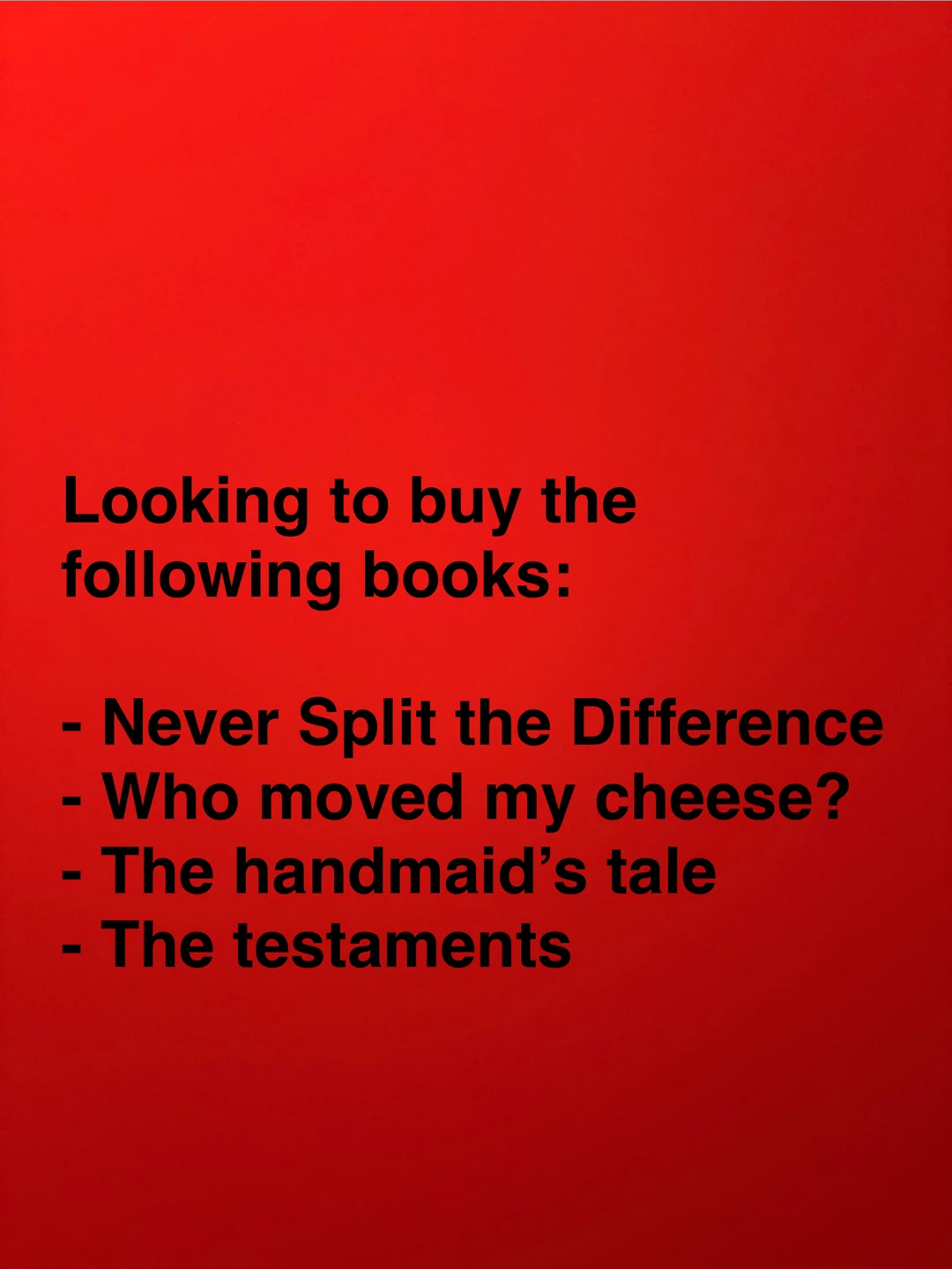 Looking to buy books!! 📚