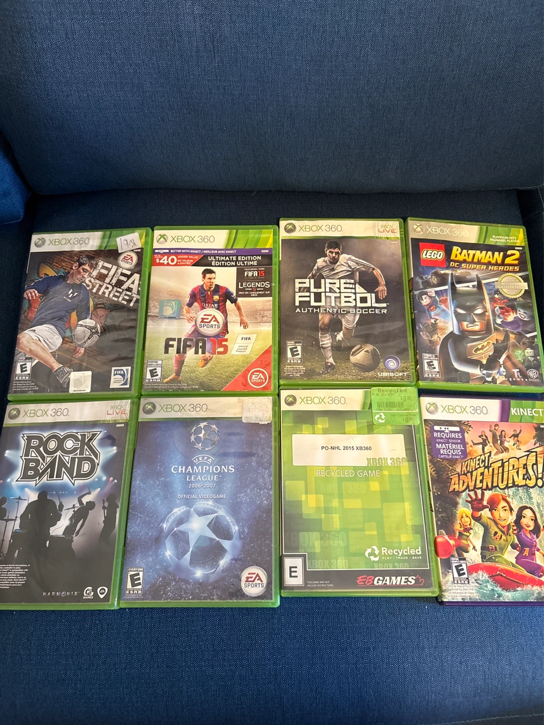 Microsoft Xbox 360 with Kinect, controller, and Games - photo 3