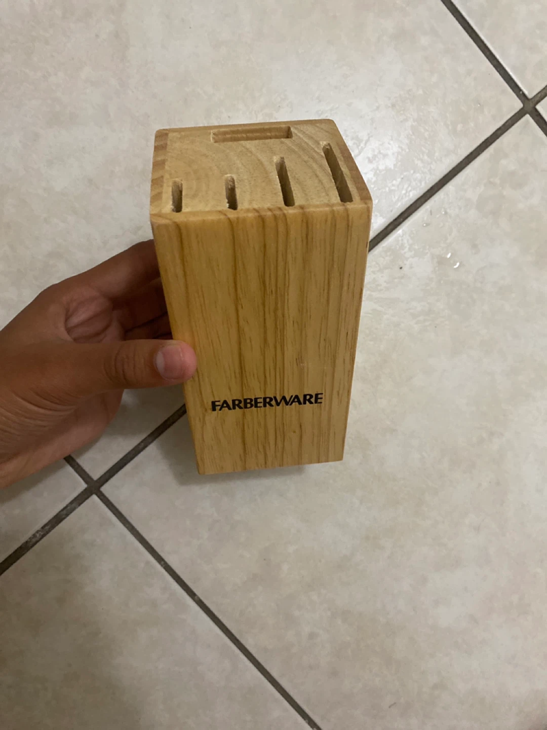 Farberware Wooden Knife Block