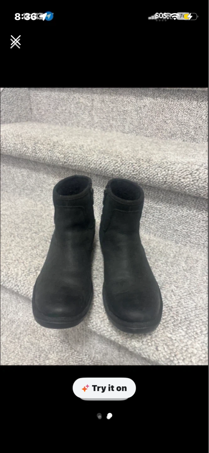 UGG Black Suede Winter Boots - photo 2