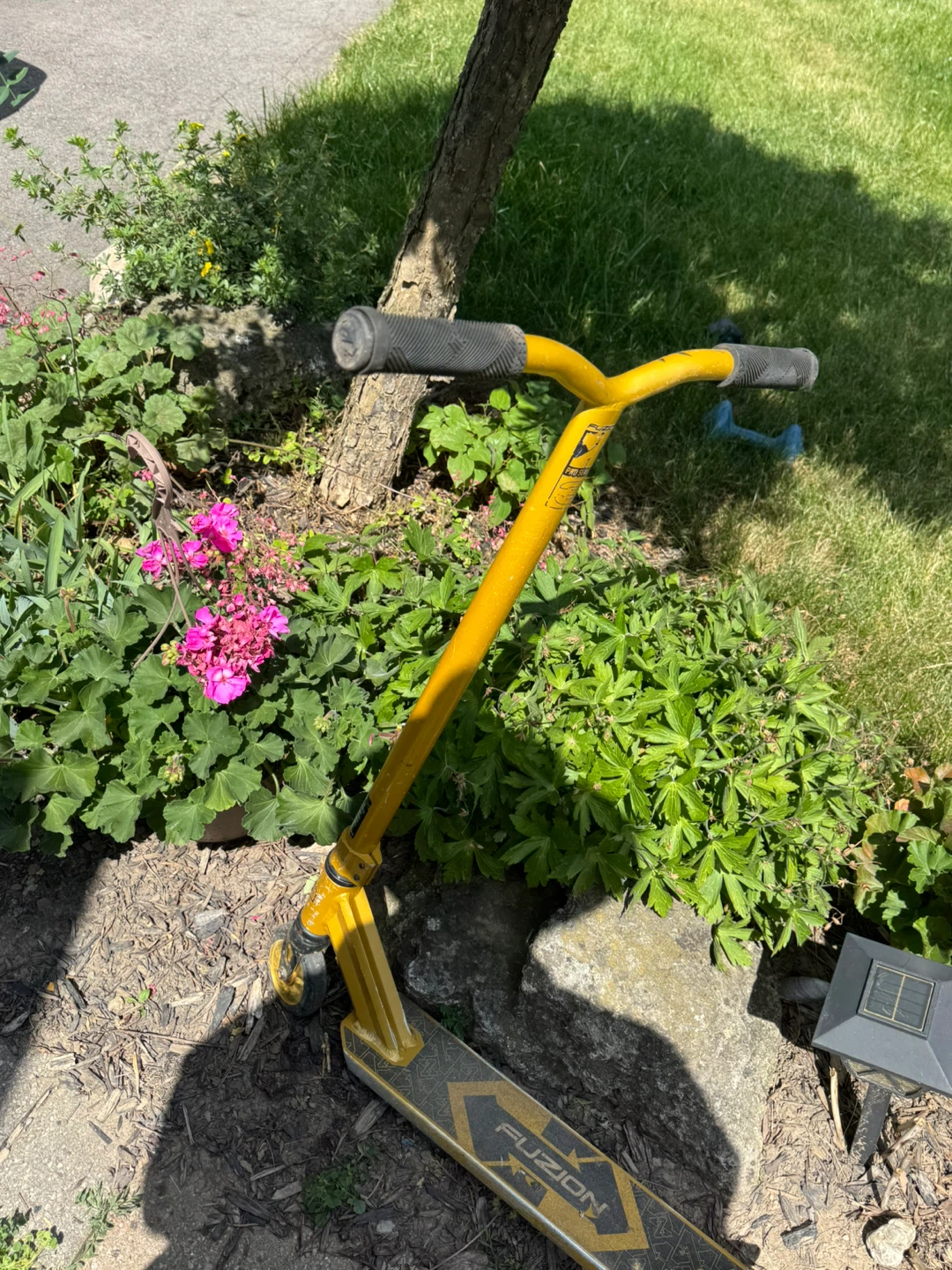 Yellow Fuzion Scooter