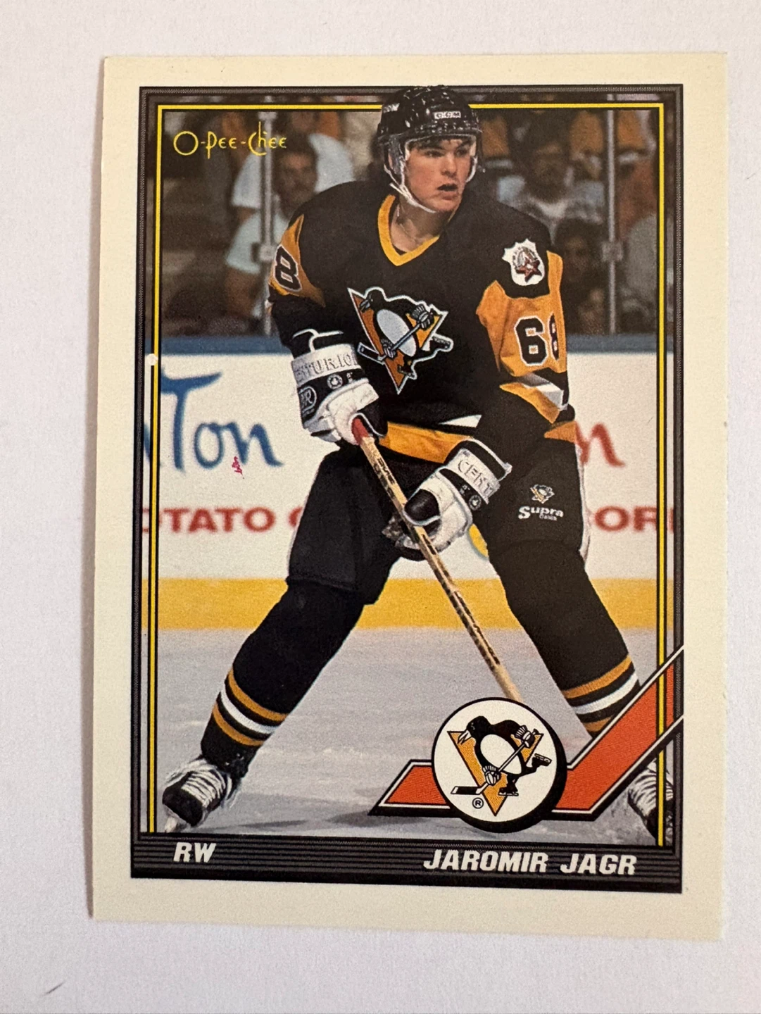 O-Pee-Chee Jaromir Jagr Hockey Card 1990-91