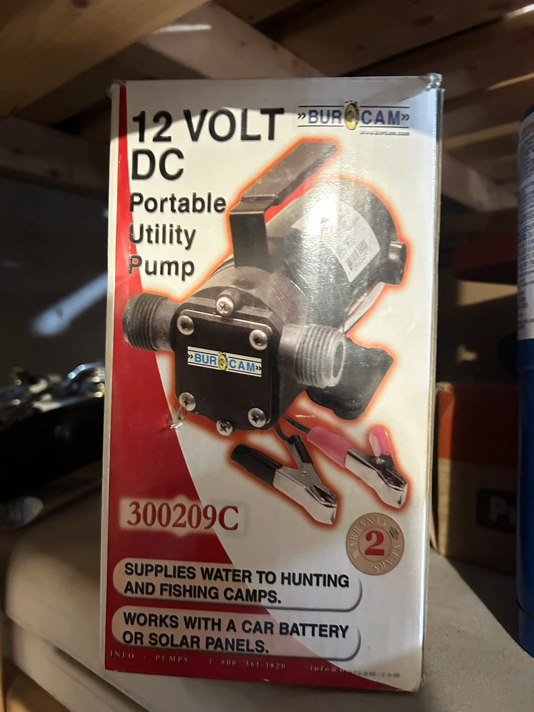 Burcam 12 Volt DC Portable Utility Pump 300209C
