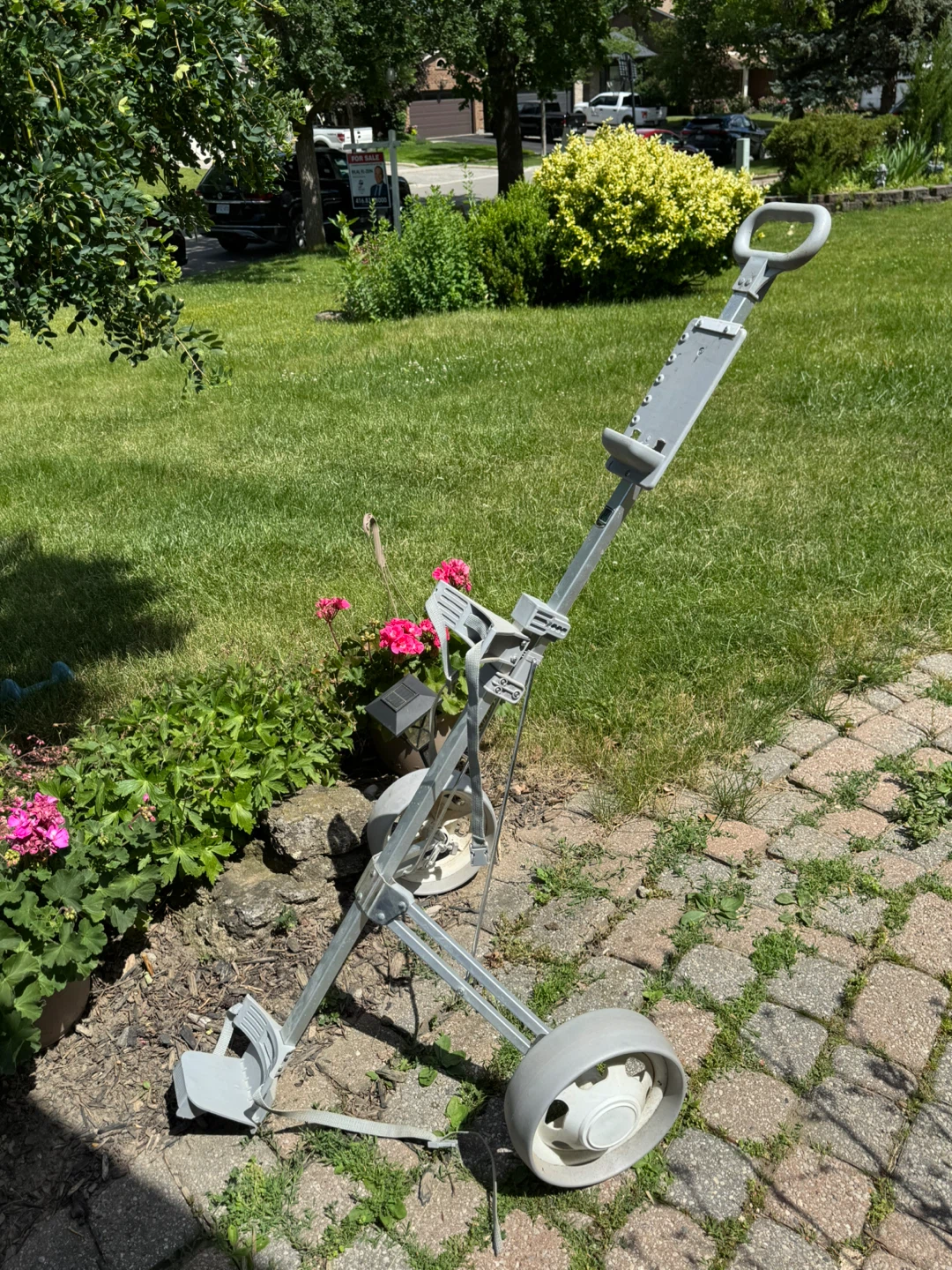Grey Golf Push Cart - photo 2