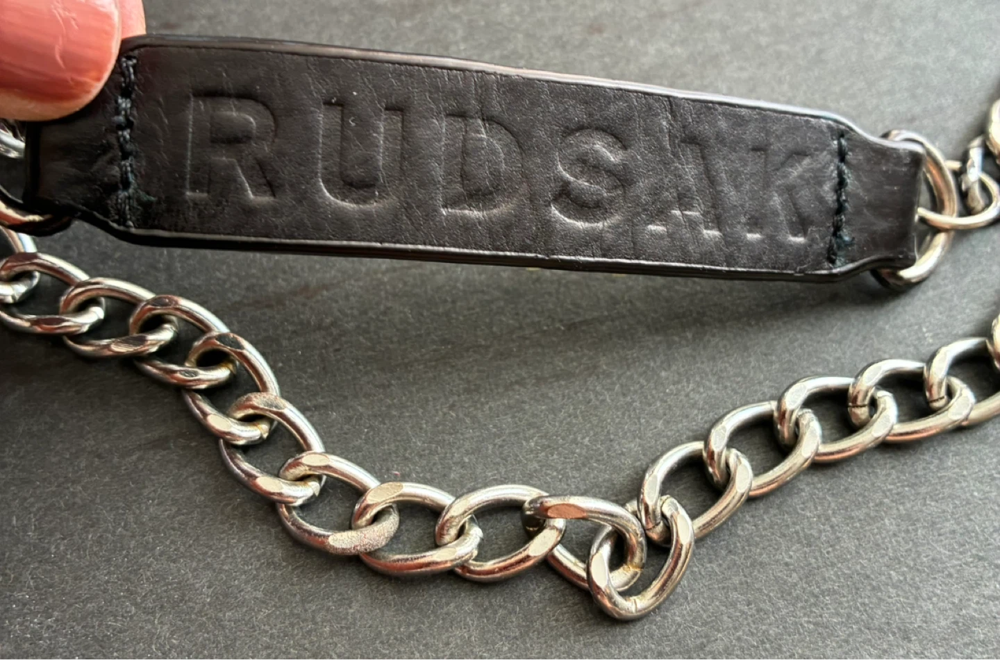 RUDSAK Black Leather Chain crossbody Wallet - photo 4
