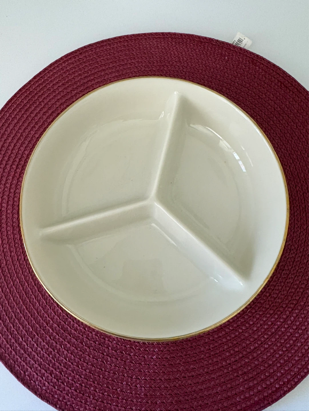 Vintage Divided Serving Dish