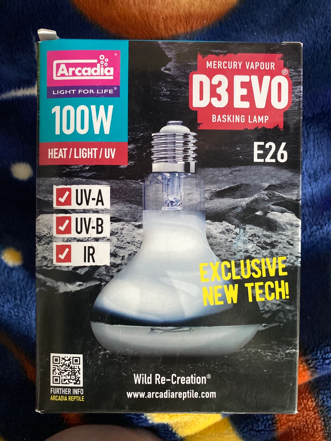 Arcadia basking light bulb