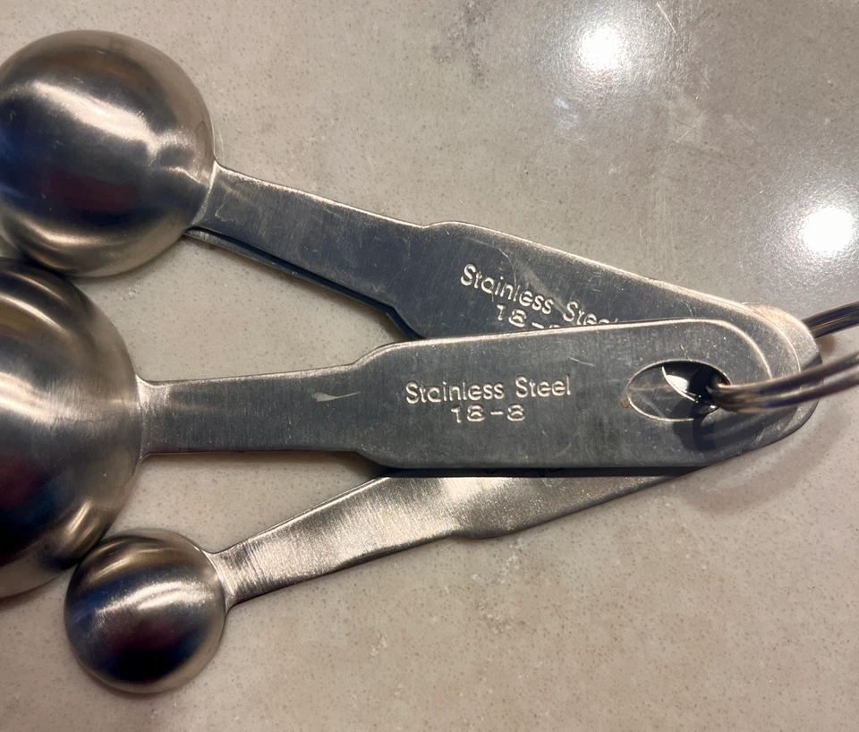 ⚽ Stainless Steel Measuring Spoons Set - photo 2